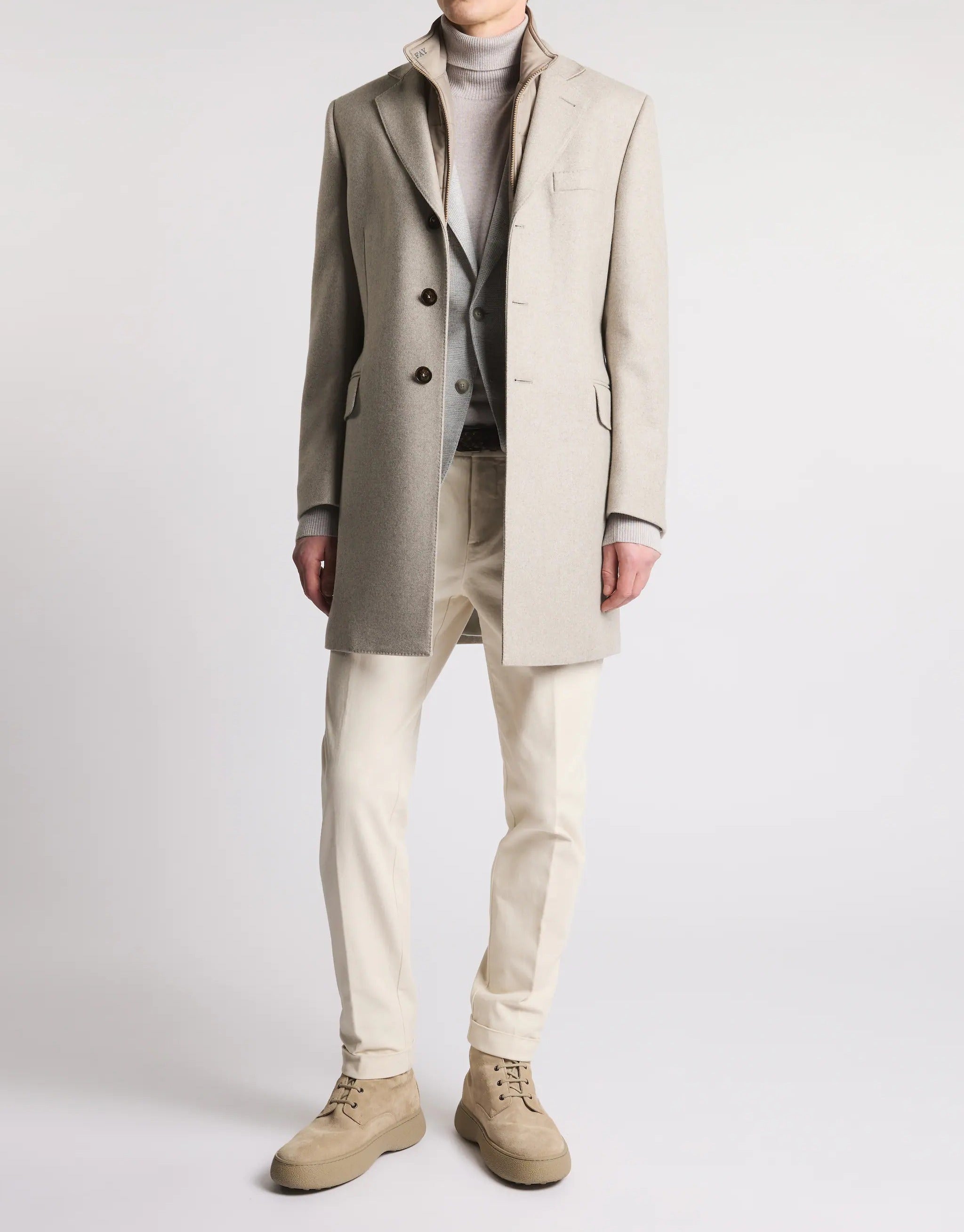 FAY Cappotto Uomo EASY Double COAT-Beige