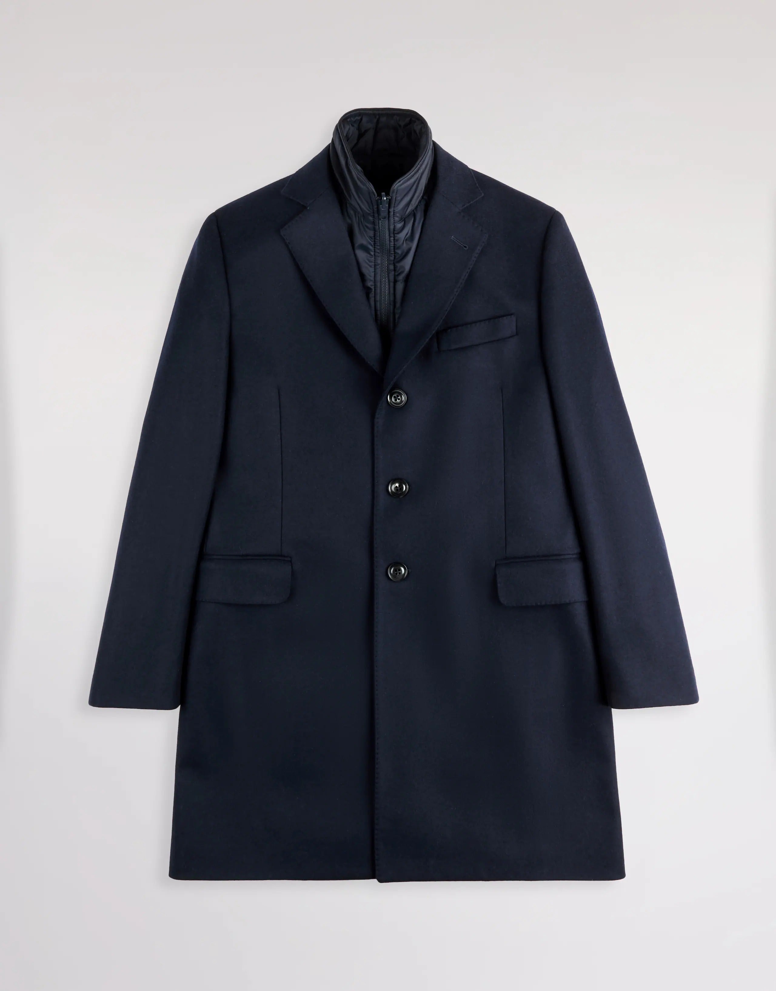 FAY Cappotto Uomo EASY Double COAT-Blu