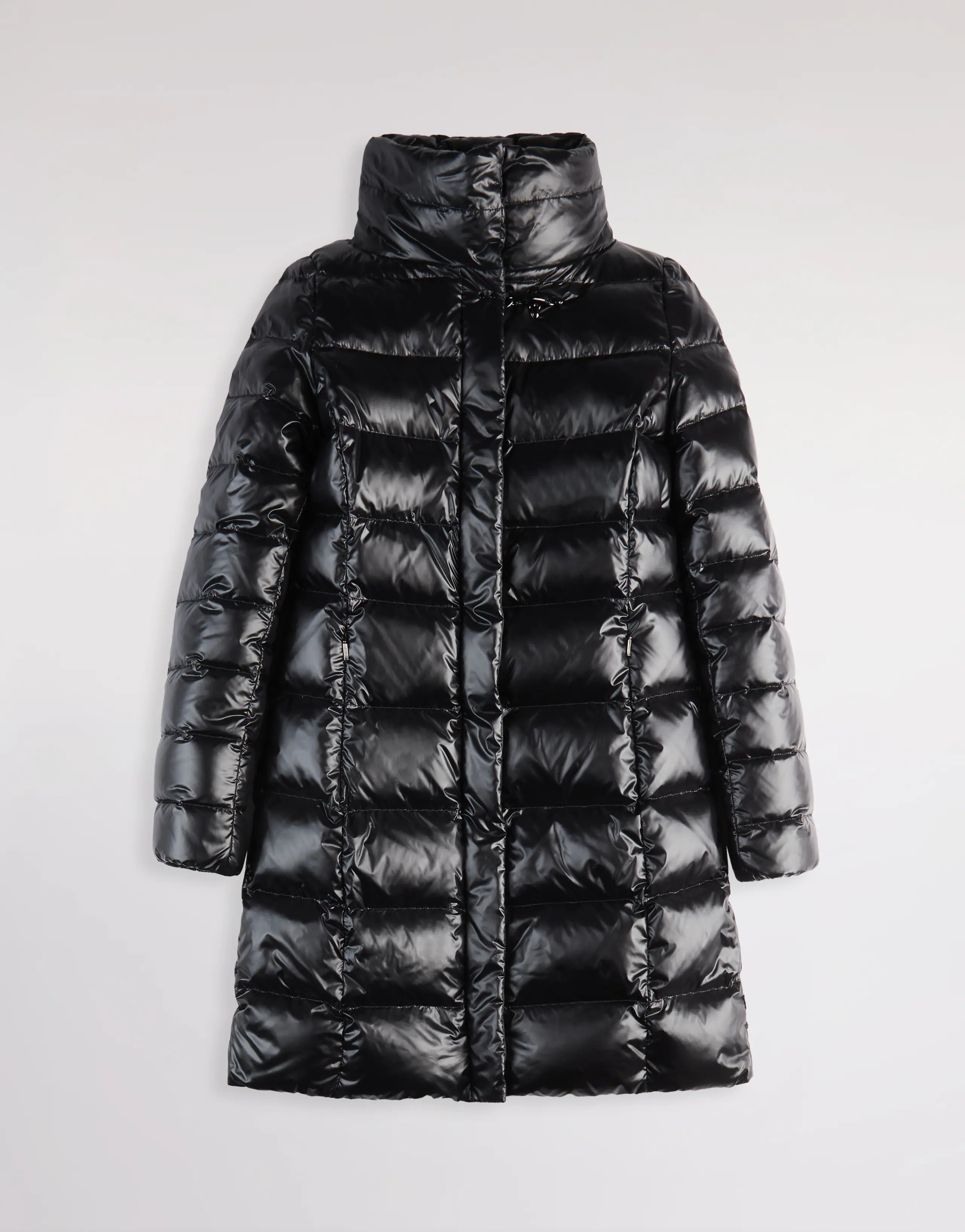 FAY Piumino Donna Lungo Nylon-Nero