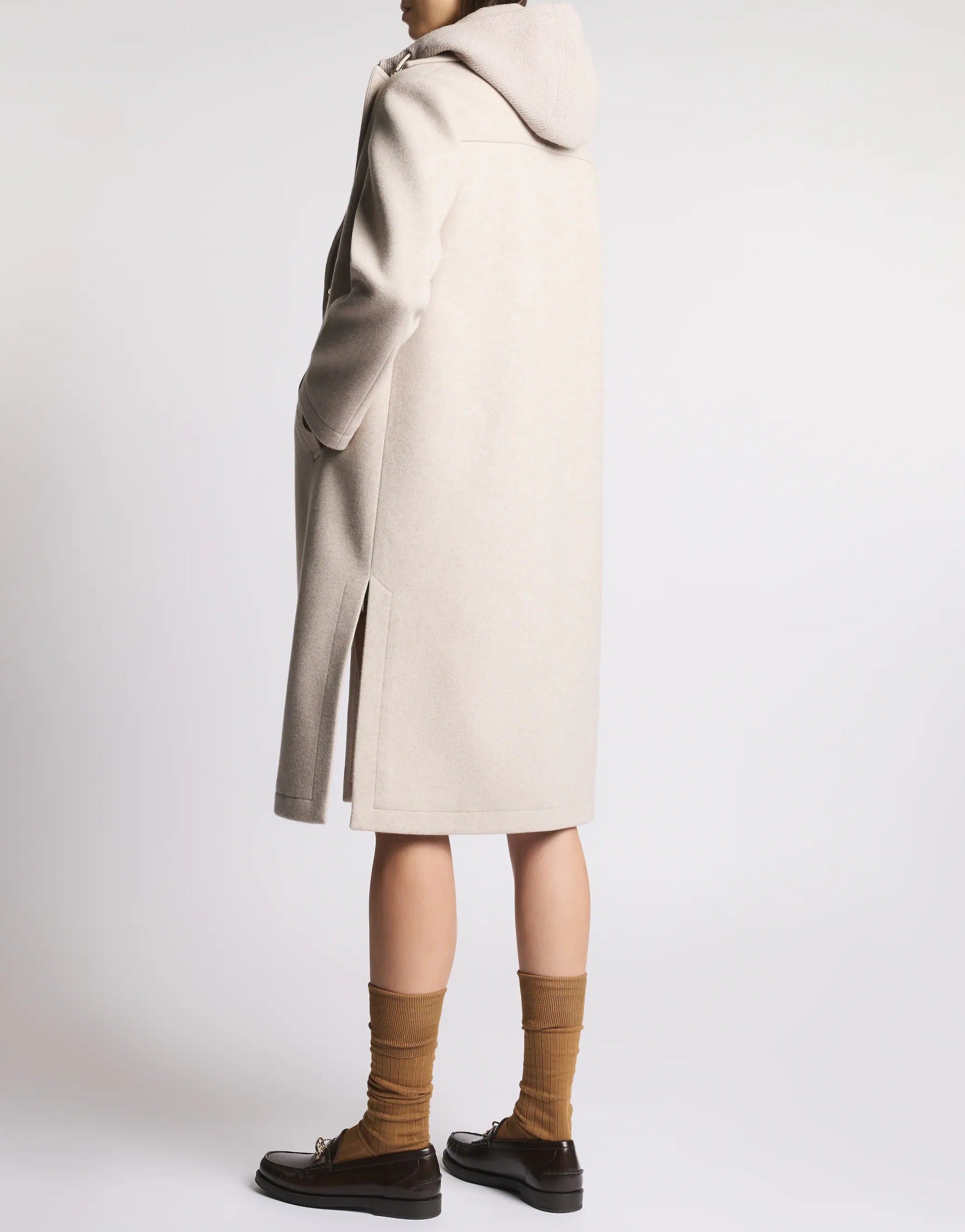 FAY Cappotto Donna Double Front Lana-Beige