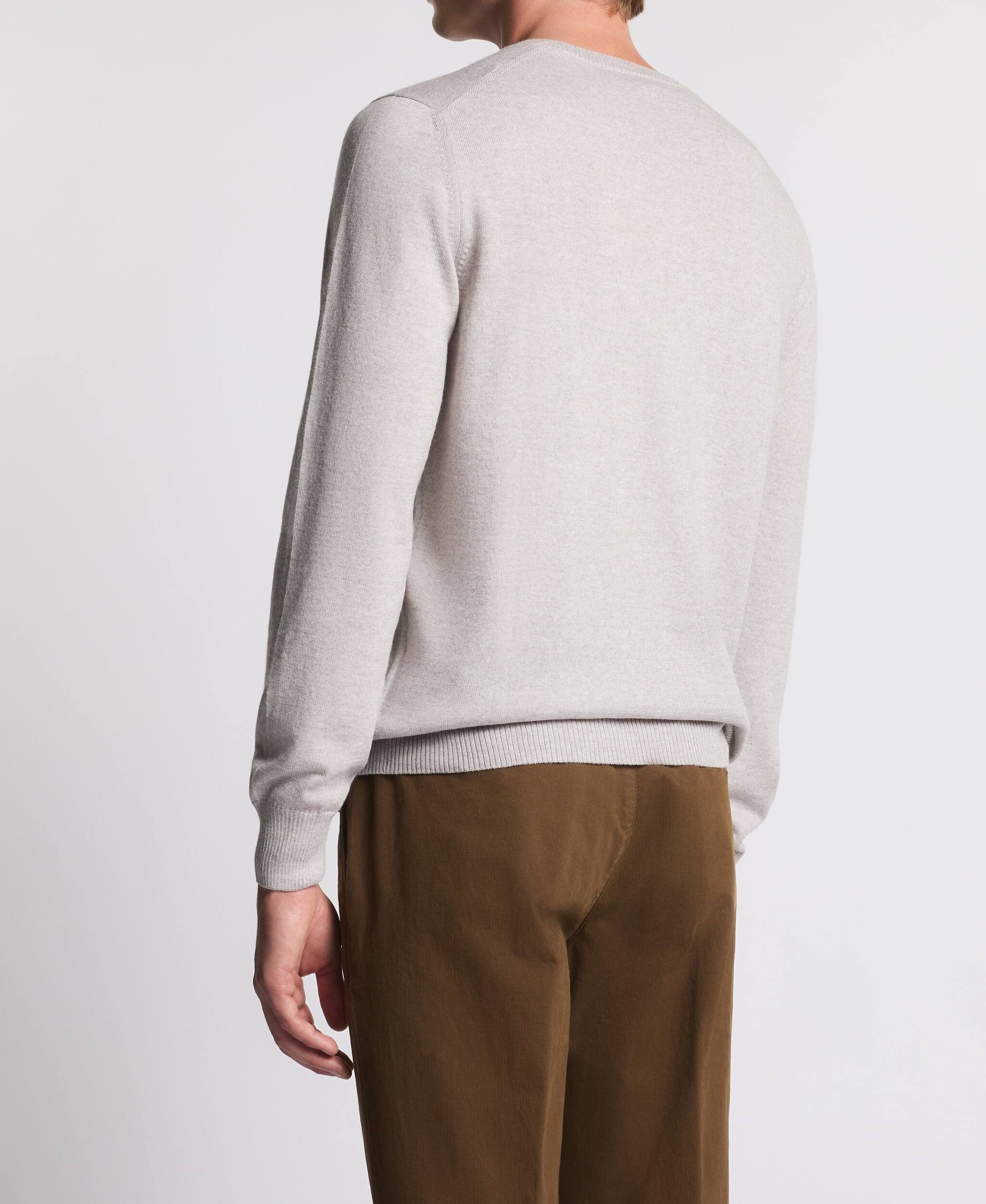 FAY Maglia Uomo girocollo Lana-Grigio