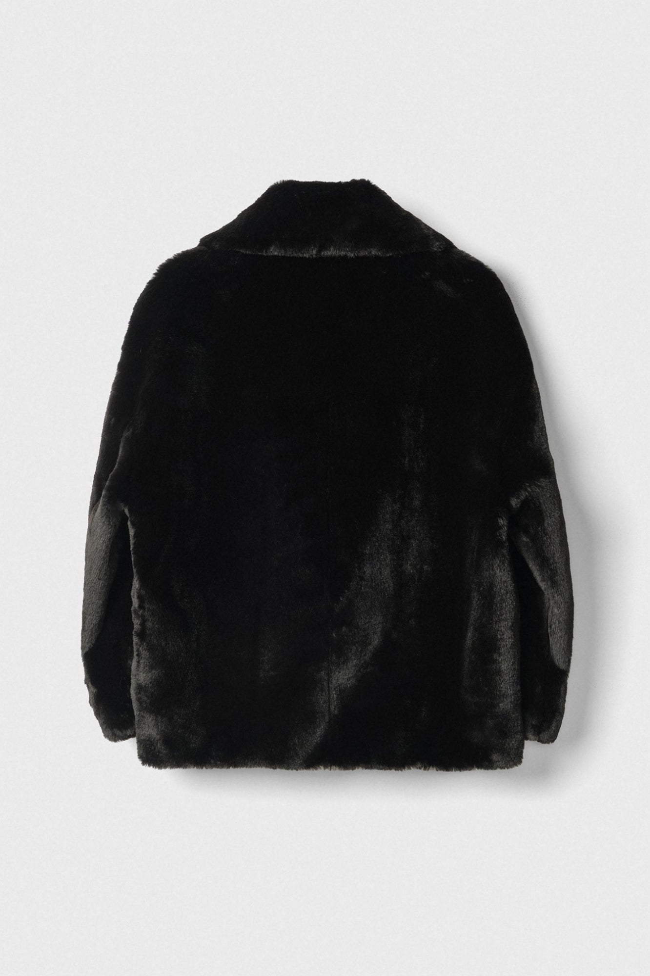 GAELLE PARIS Giacca Donna Ecopelliccia Revers-Nero