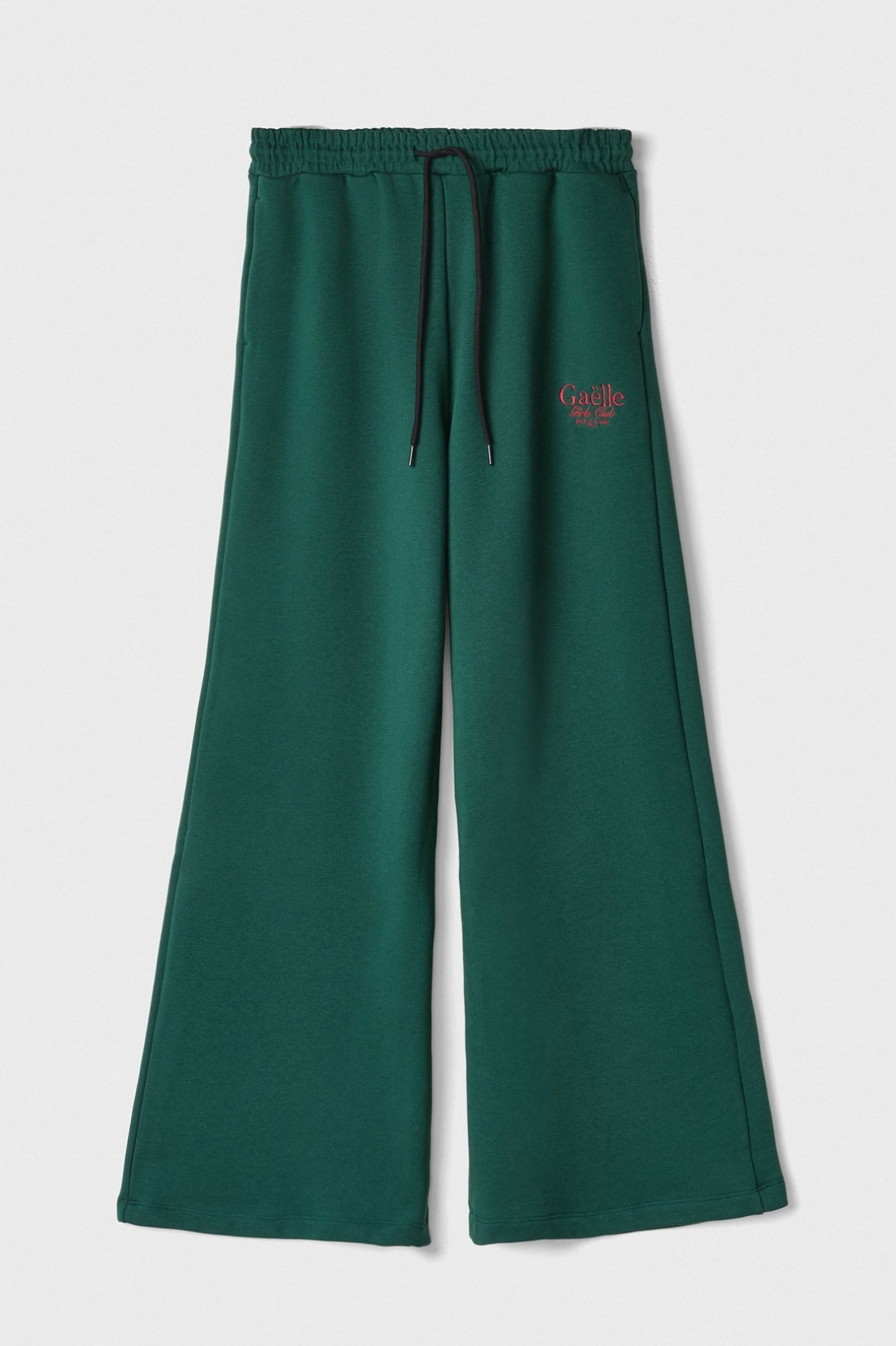 GAELLE PARIS Pantalone Donna Cotone Ricamo Logo-Bosco