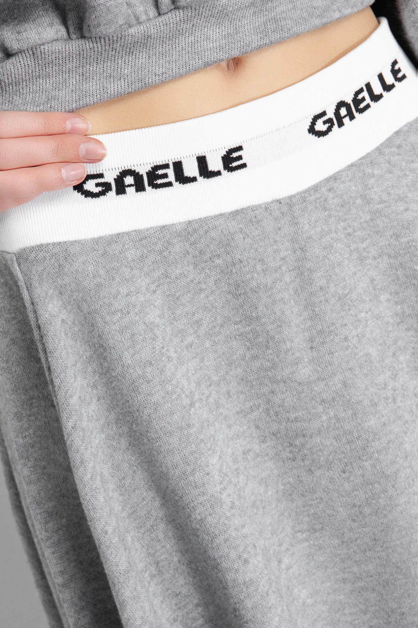 GAELLE PARIS GONNA Donna Midi Semiruota-Grigio Ferro