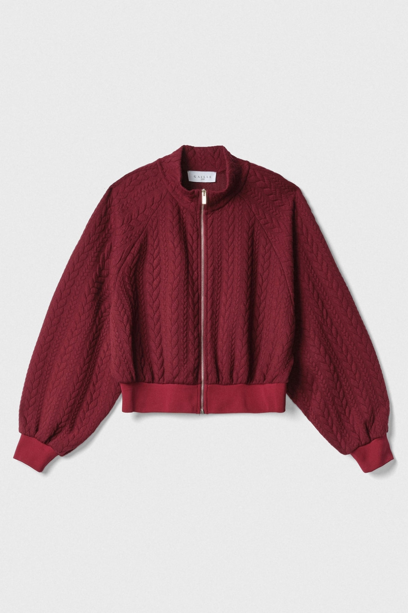 GAELLE PARIS Felpa Donna Cropped Trecce-Mosto