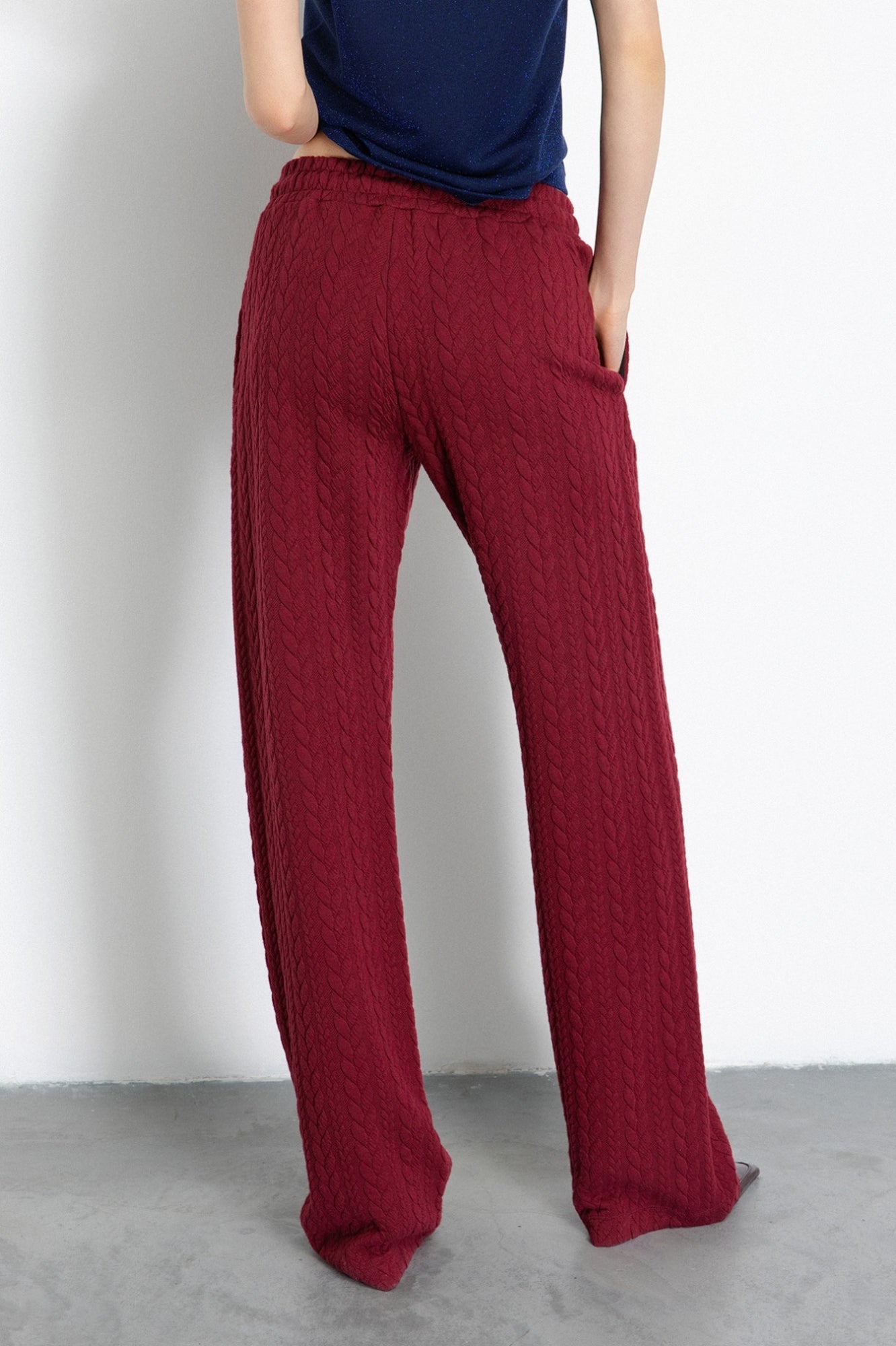 GAELLE PARIS Pantalone Donna Dritto Trecce-Mosto