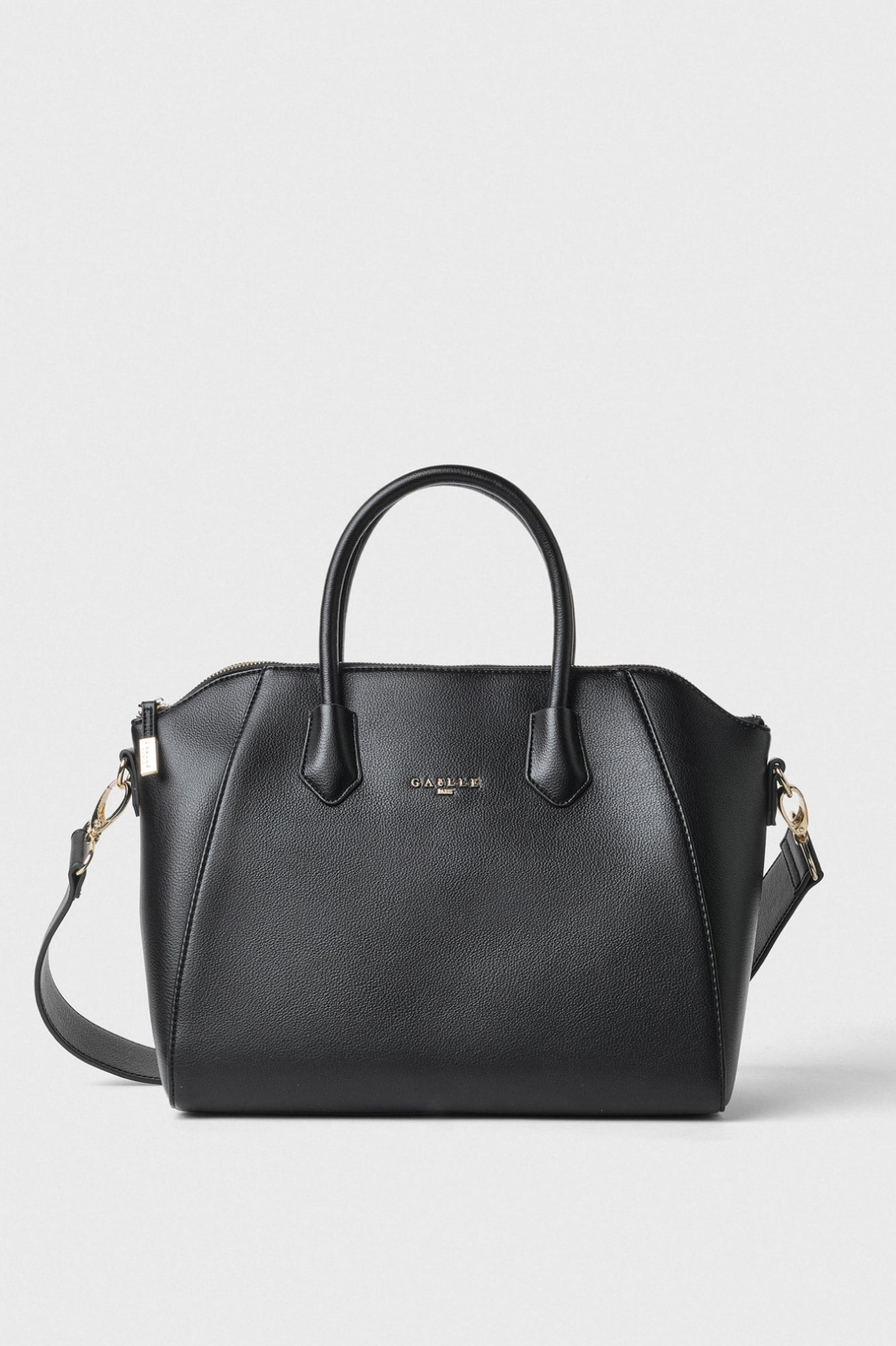 GAELLE PARIS Borsa Maxi Duffle Bottolata-Nero