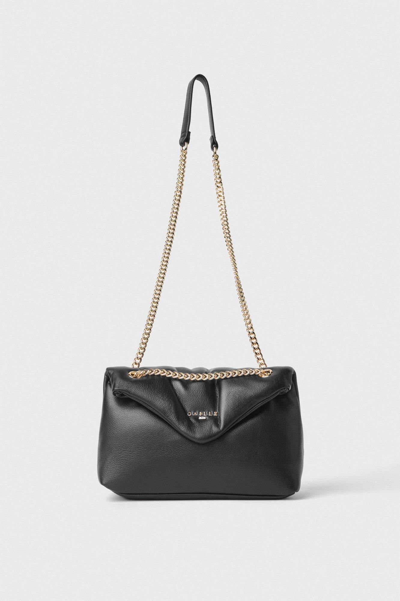 GAELLE PARIS Borsa Regular Shoulder Strap Bottolata-Nero