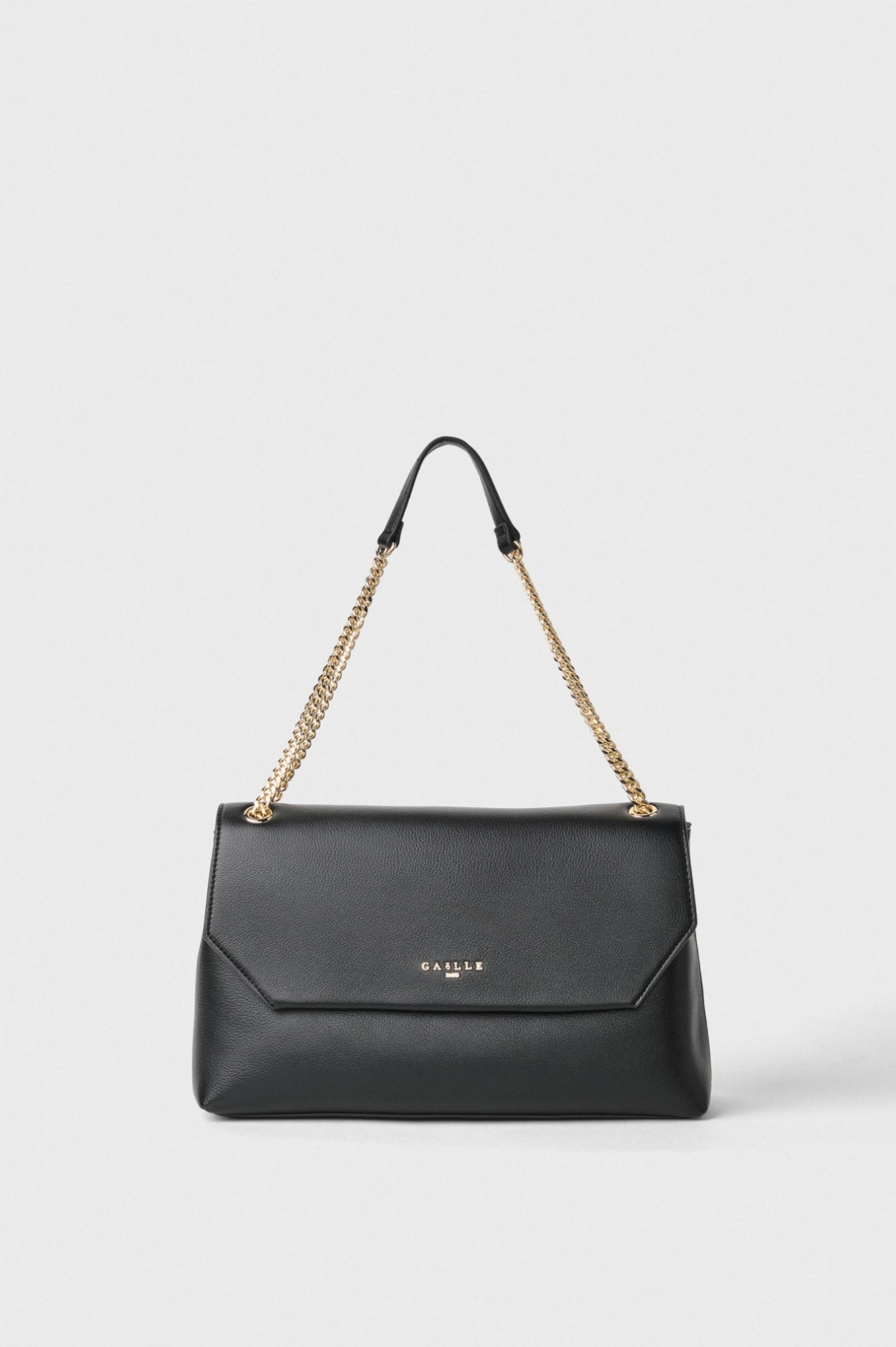 GAELLE PARIS Borsa Maxi Shoulder Strap Bottolata-Nero
