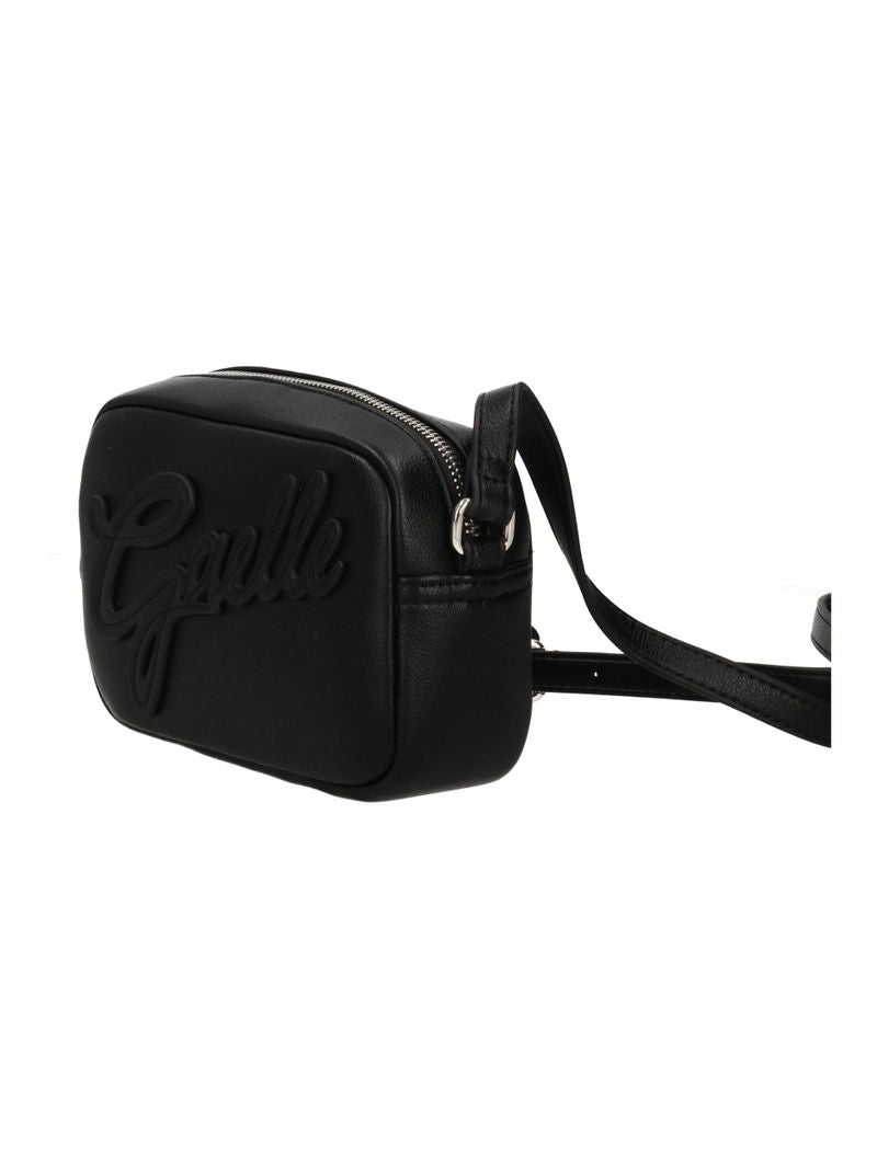 GAELLE PARIS Borsa Mini Camera Bag Maxi Patch Bottolata-Nero