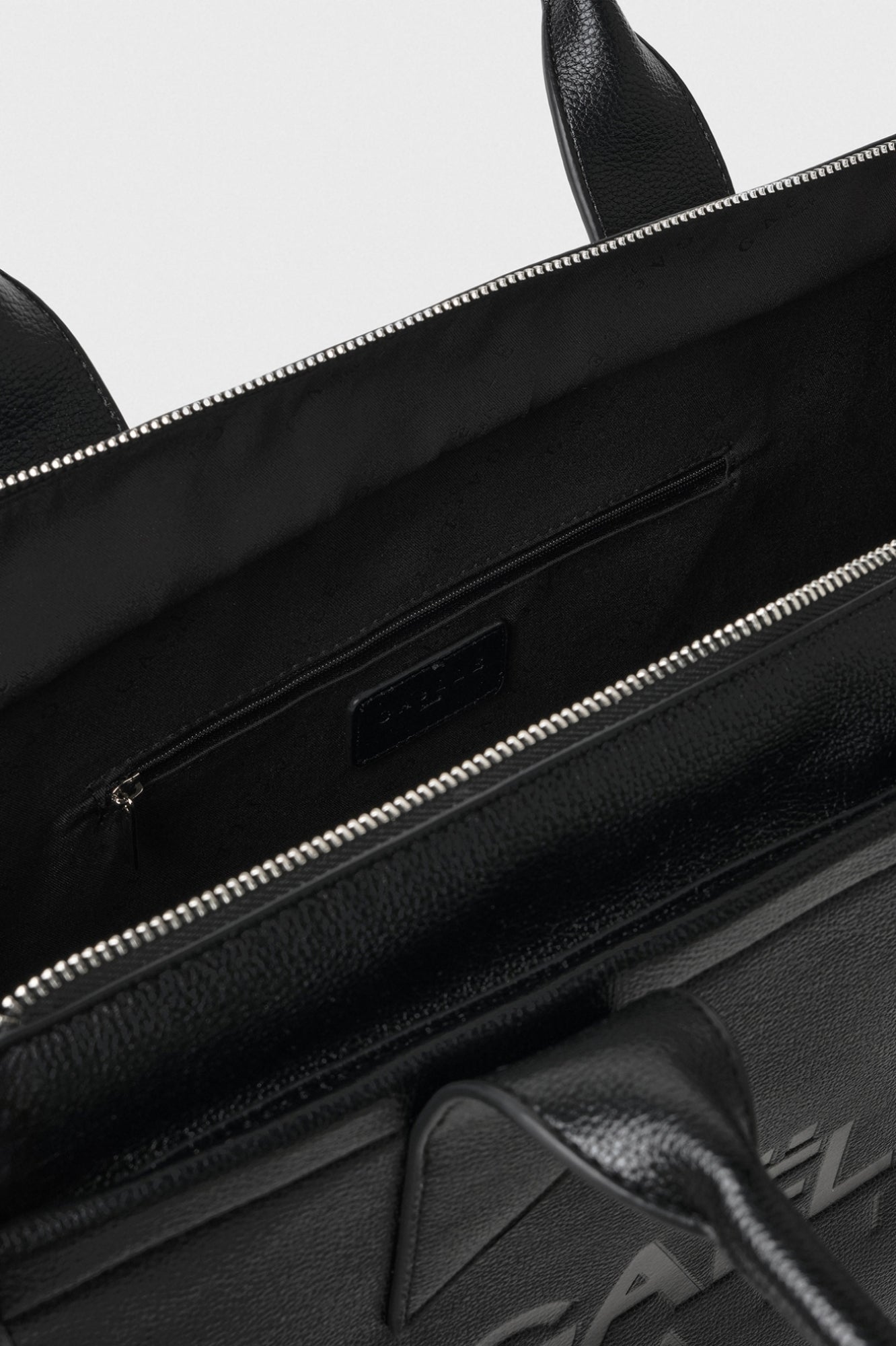 GAELLE PARIS Borsa Maxi Shopper Maxi Logo Bottolata-Nero