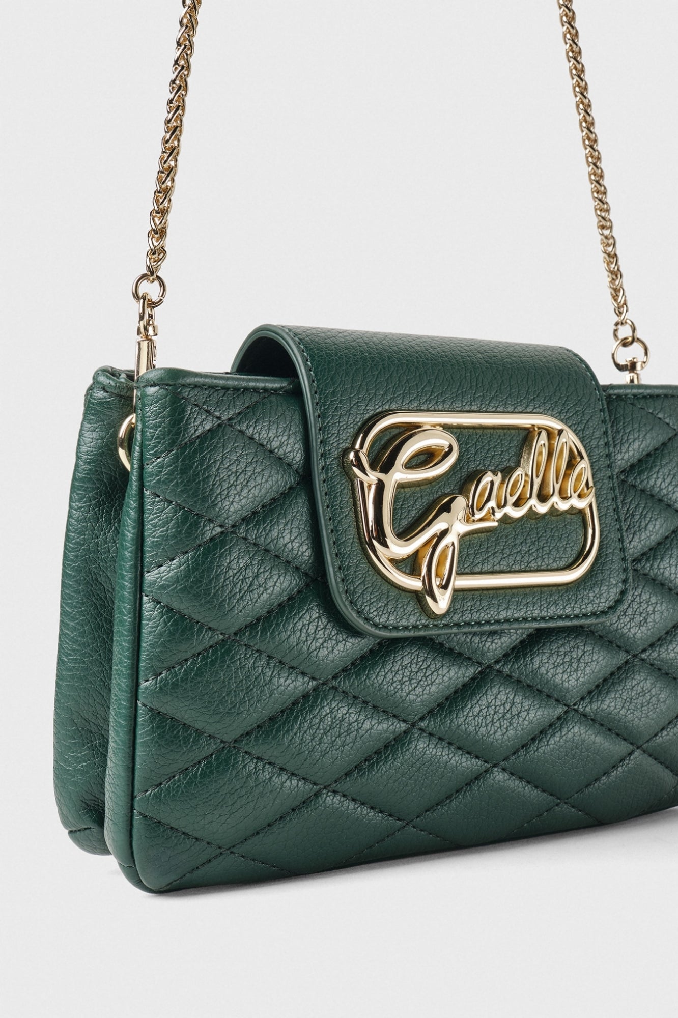 GAELLE PARIS Borsa Mini Pochette Corsivo-Bosco