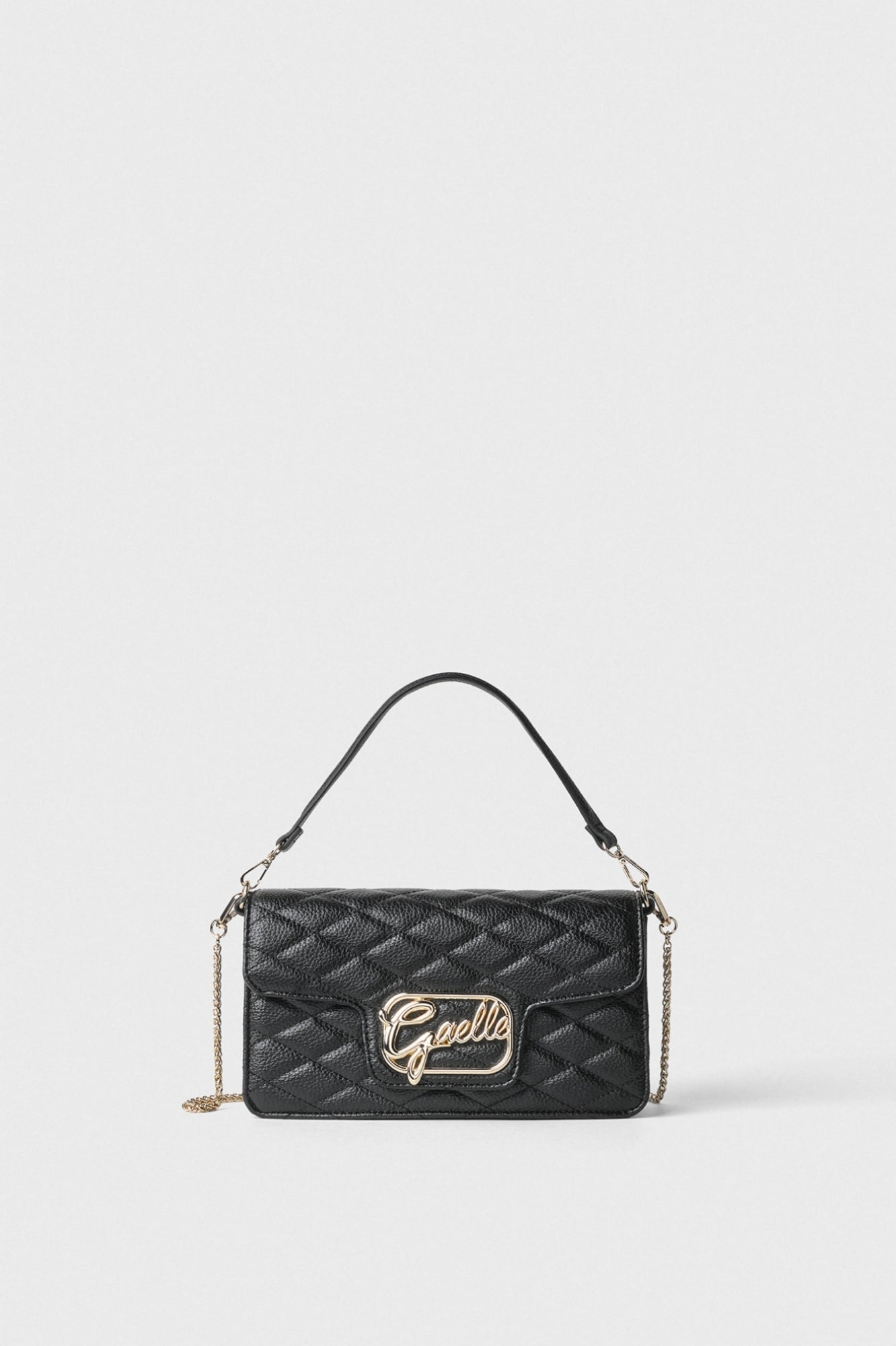 GAELLE PARIS Borsa Regular Shoulder Corsivo-Nero