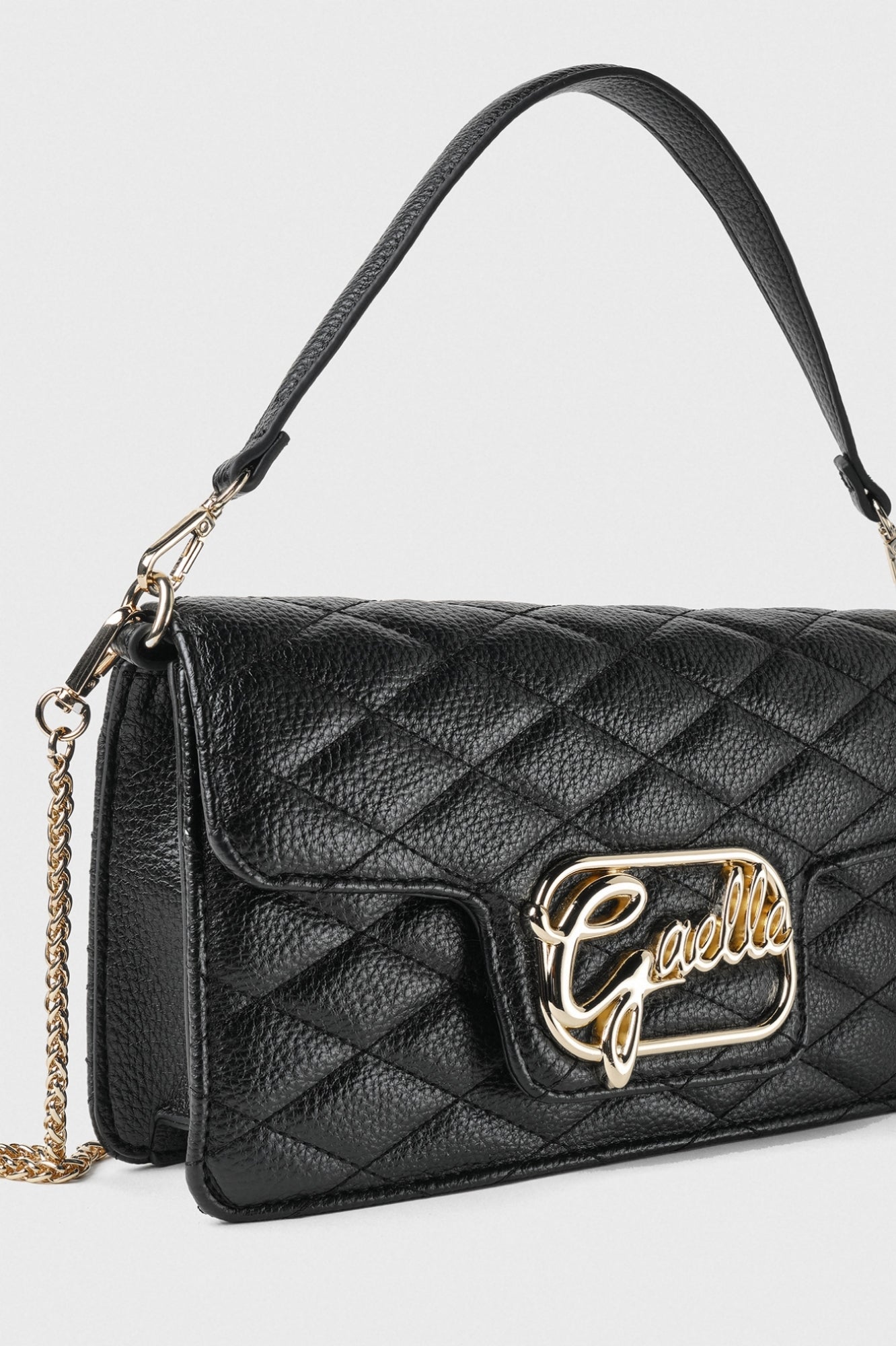 GAELLE PARIS Borsa Regular Shoulder Corsivo-Nero