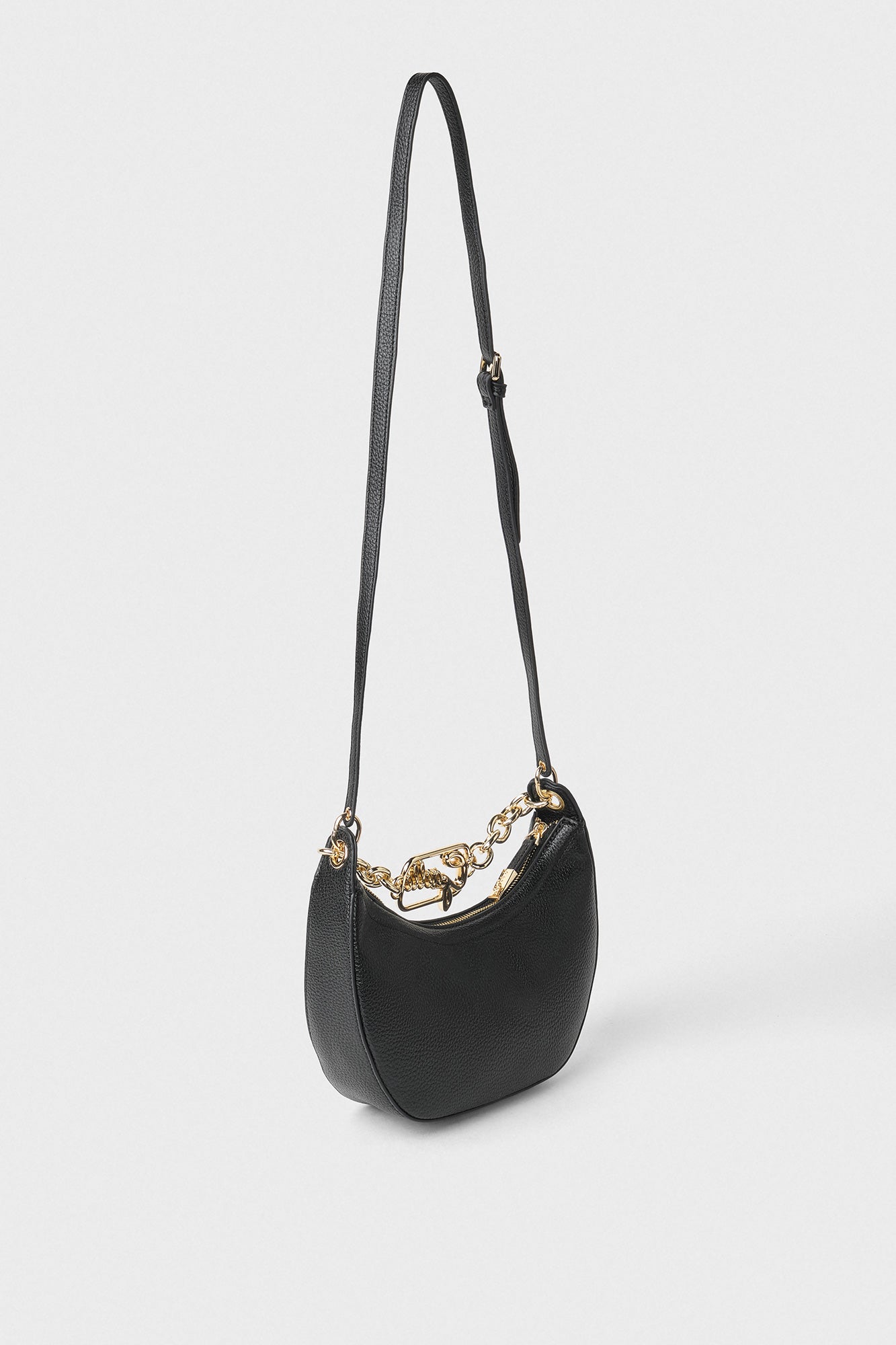 GAELLE PARIS Borsa Mini Moon Corsivo-Nero
