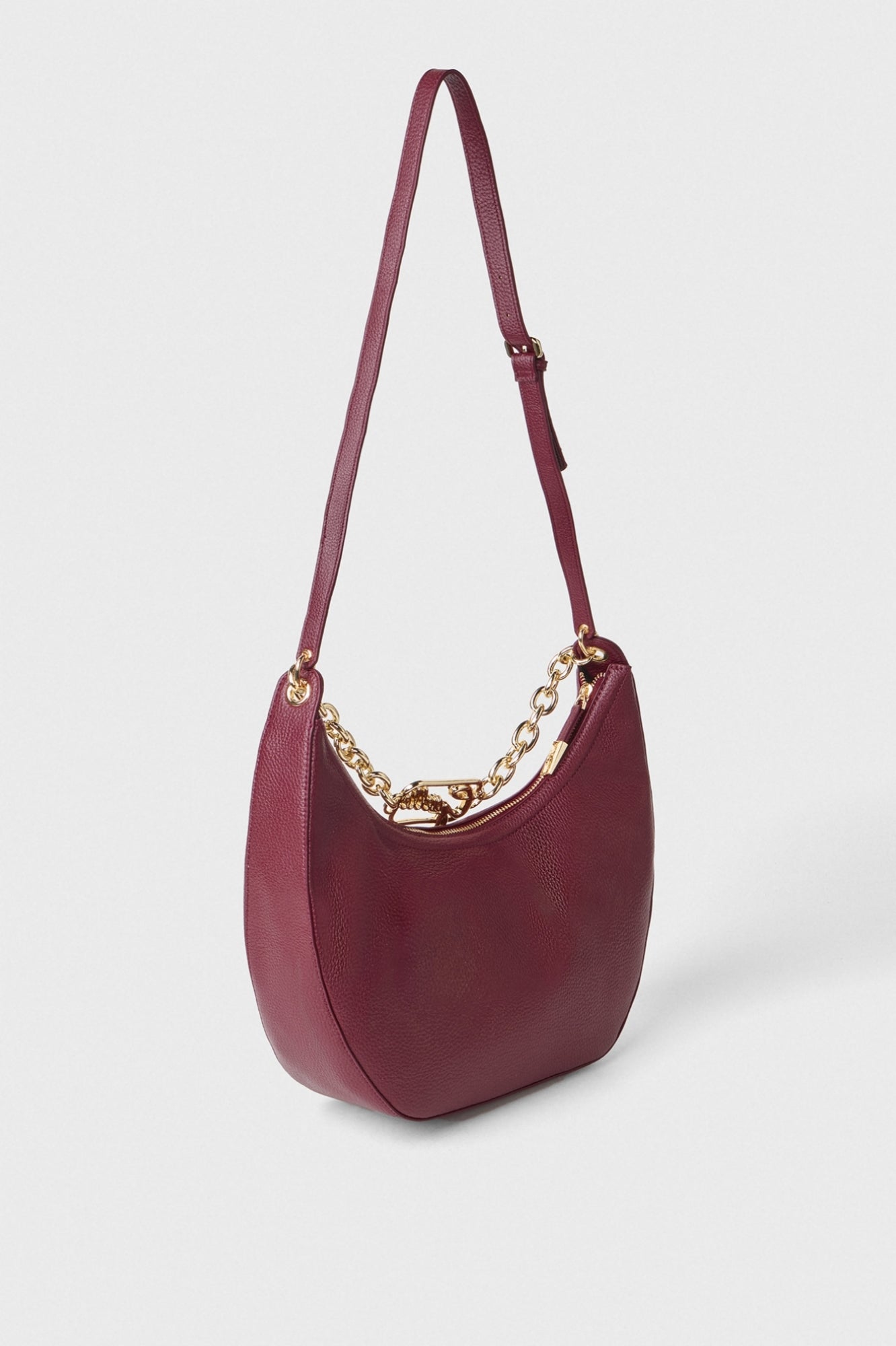 GAELLE PARIS Borsa Regular Moon Corsivo-Mosto