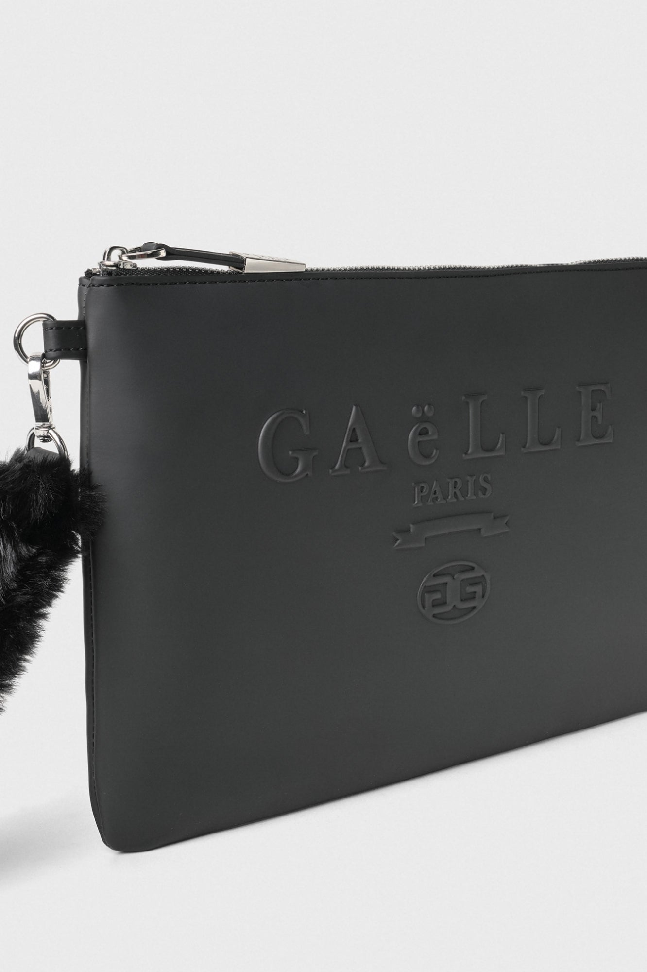 GAELLE PARIS Pochette Regular Maxi Logo-Nero
