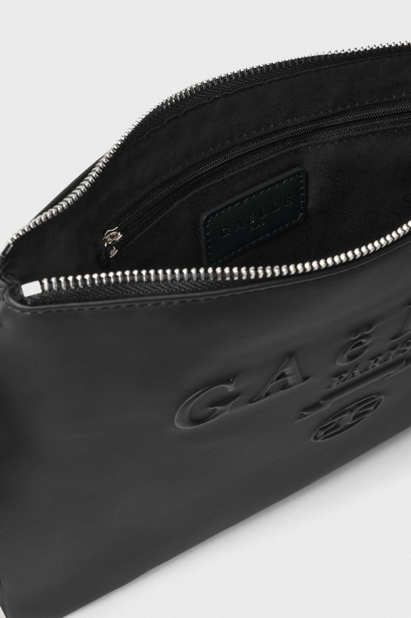 GAELLE PARIS Pochette Regular Maxi Logo-Nero