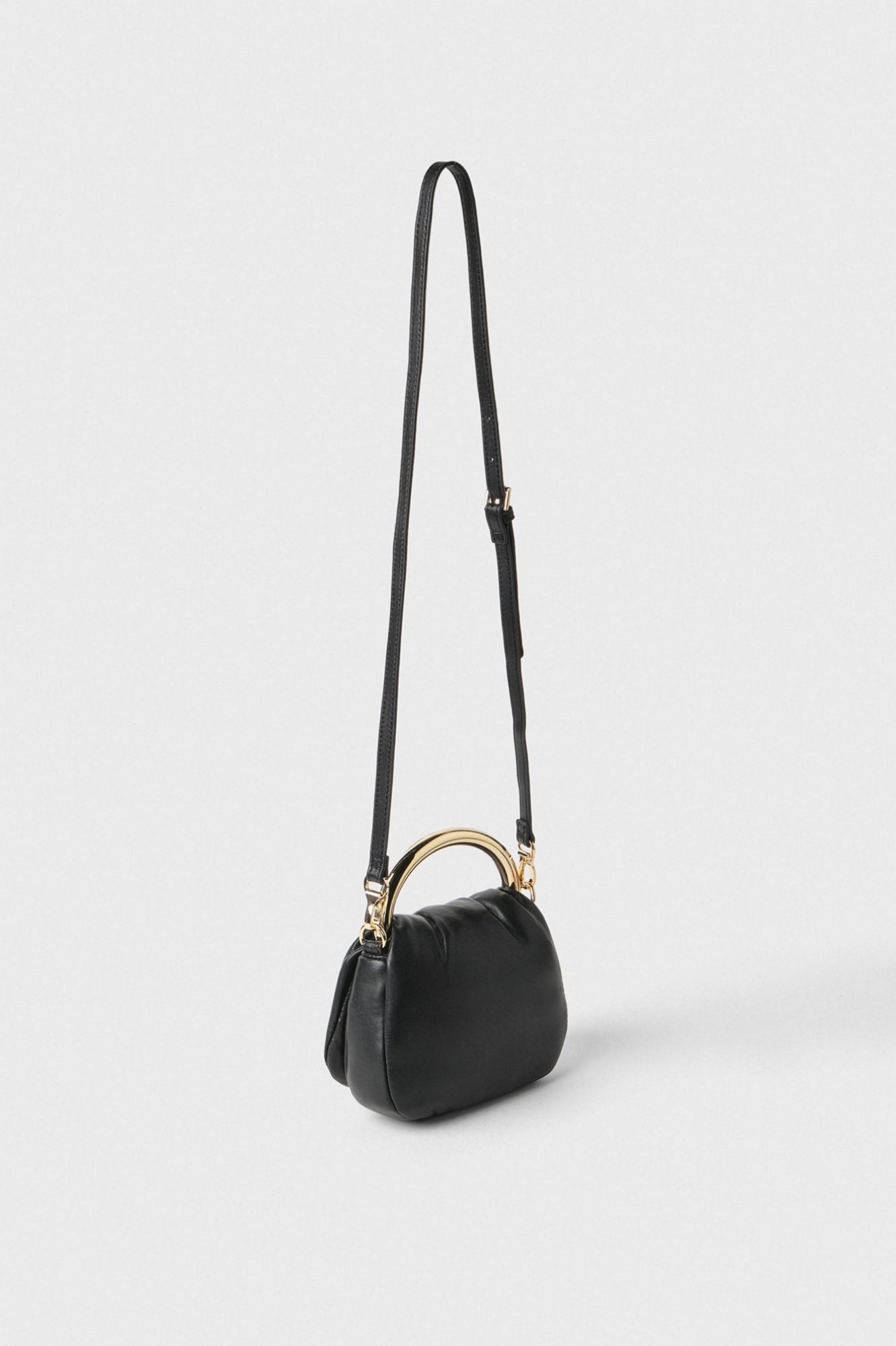 GAELLE PARIS Mini Pochette Maxi manico Anello-Nero