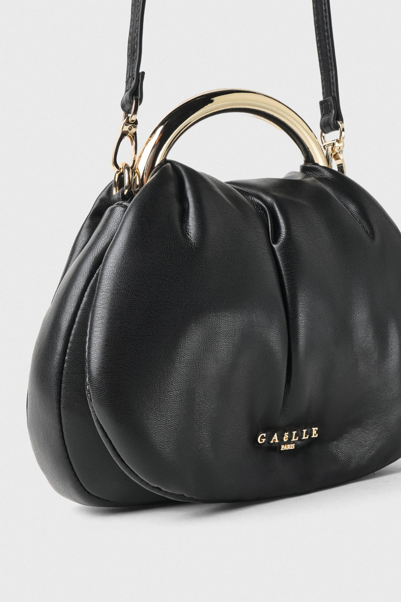 GAELLE PARIS Pochette Regular maxi manico Anello-Nero