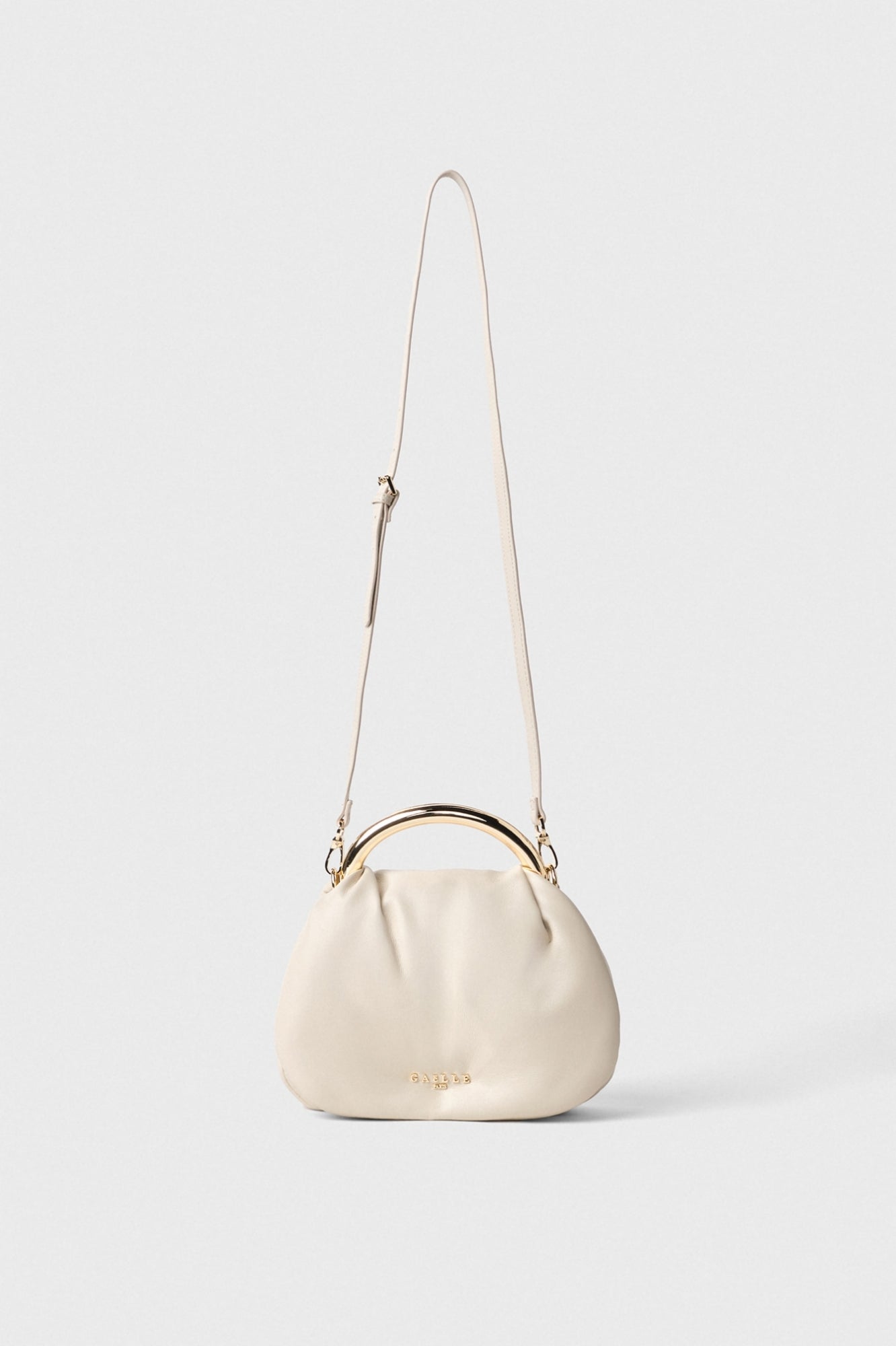 GAELLE PARIS Pochette Regular maxi manico Anello-Panna