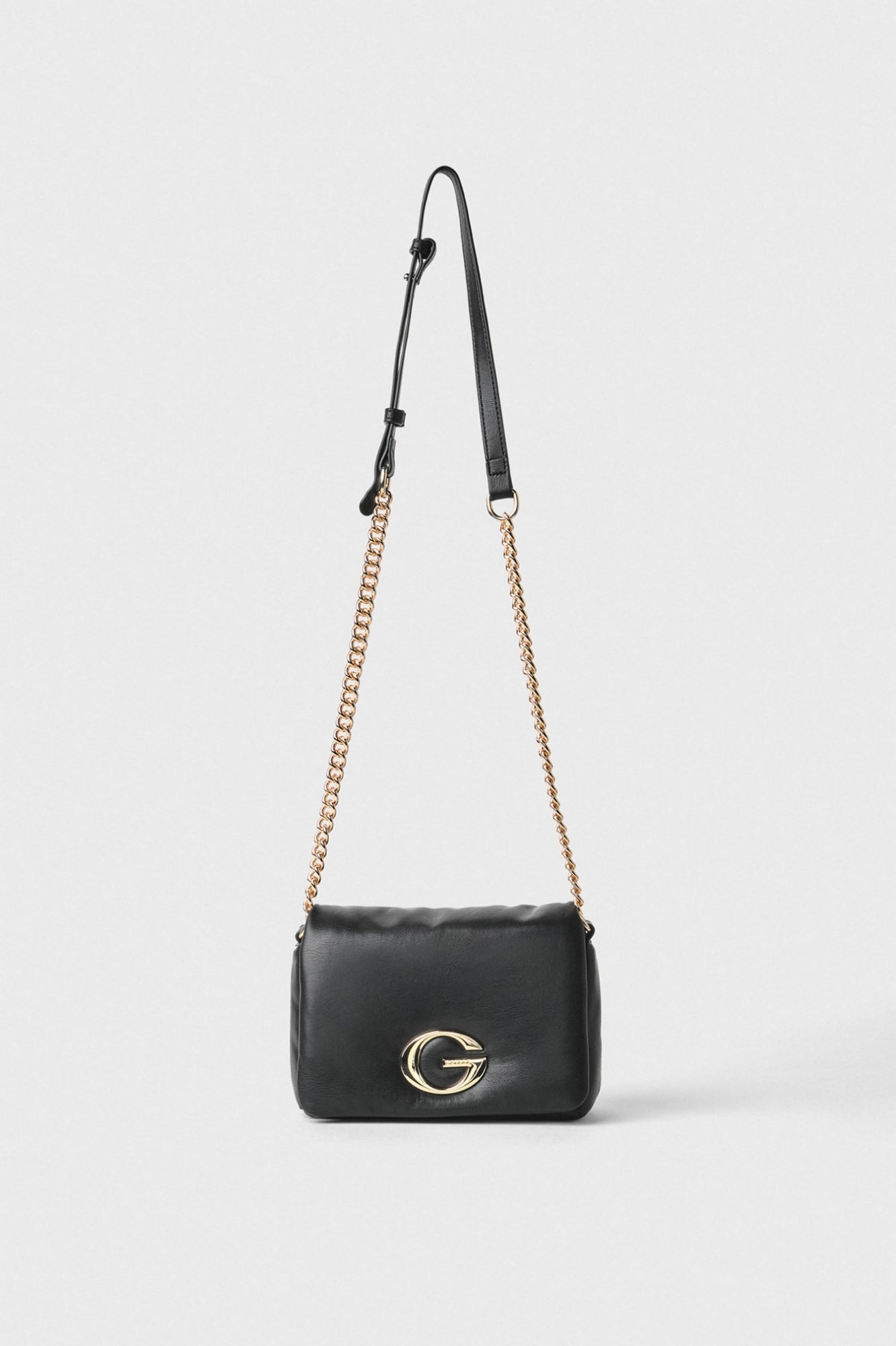GAELLE PARIS Borsa Mini Shoulder Strap Puffer-Nero