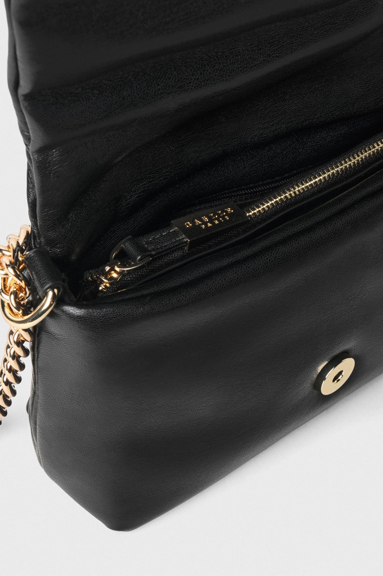 GAELLE PARIS Borsa Mini Shoulder Strap Puffer-Nero