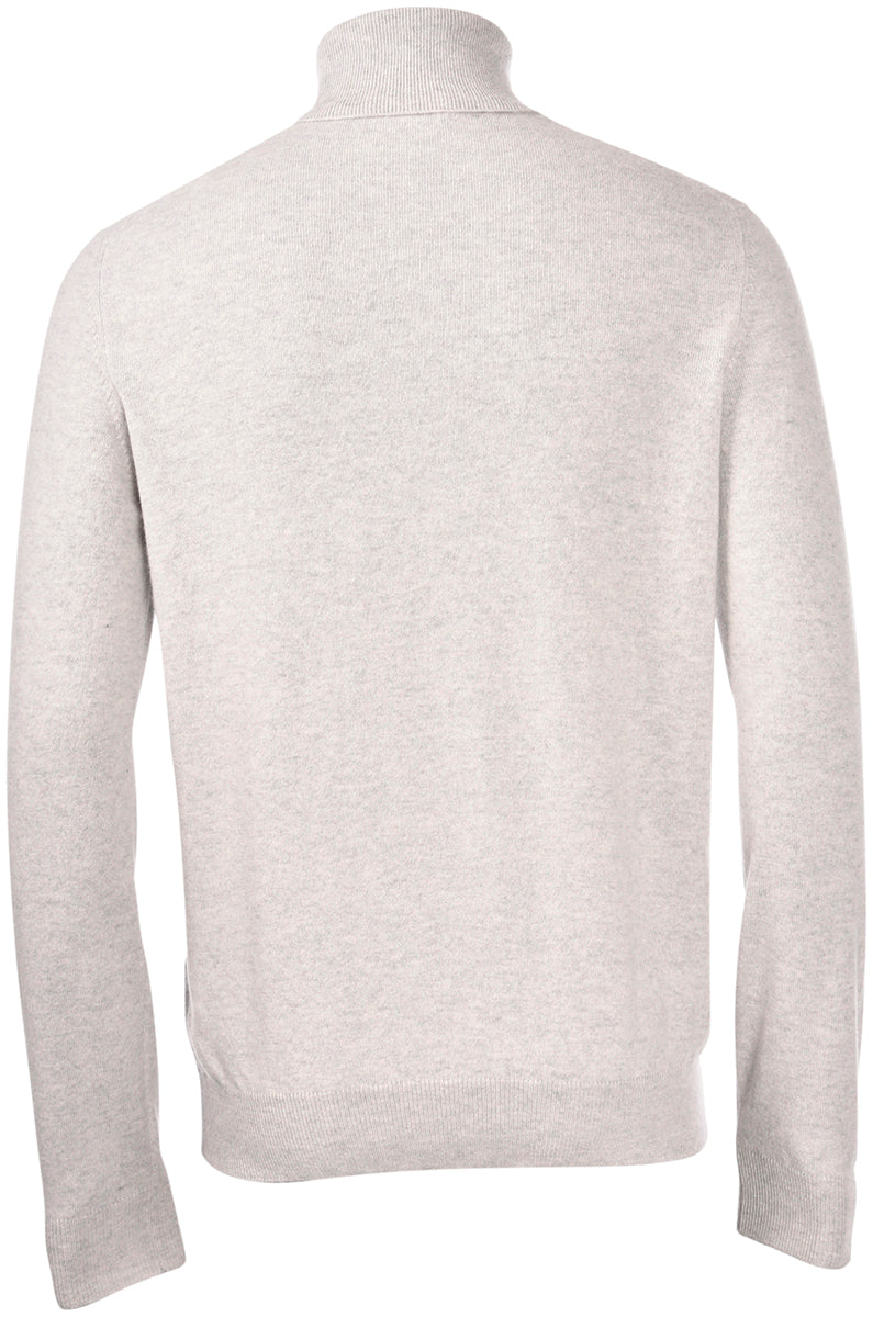 GRAN SASSO Maglia Uomo Dolcevita Cashmere-Grigio Chiaro