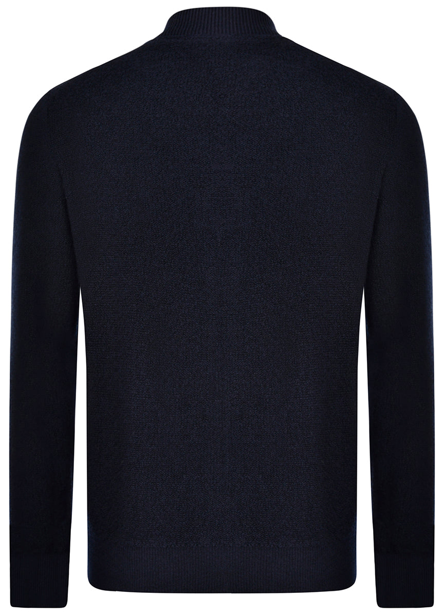 GRAN SASSO Giubbino Uomo Punto Ricciolo-Blu Navy