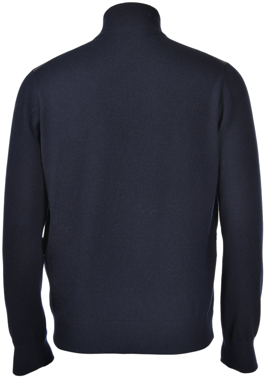 GRAN SASSO Giubbino Uomo Cashmere Alcantara-Blu Navy
