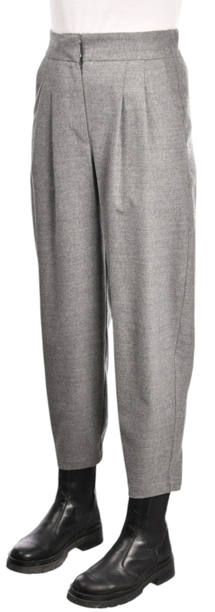 GRAN SASSO Pantalone Donna Carrot Flanella-Grigio