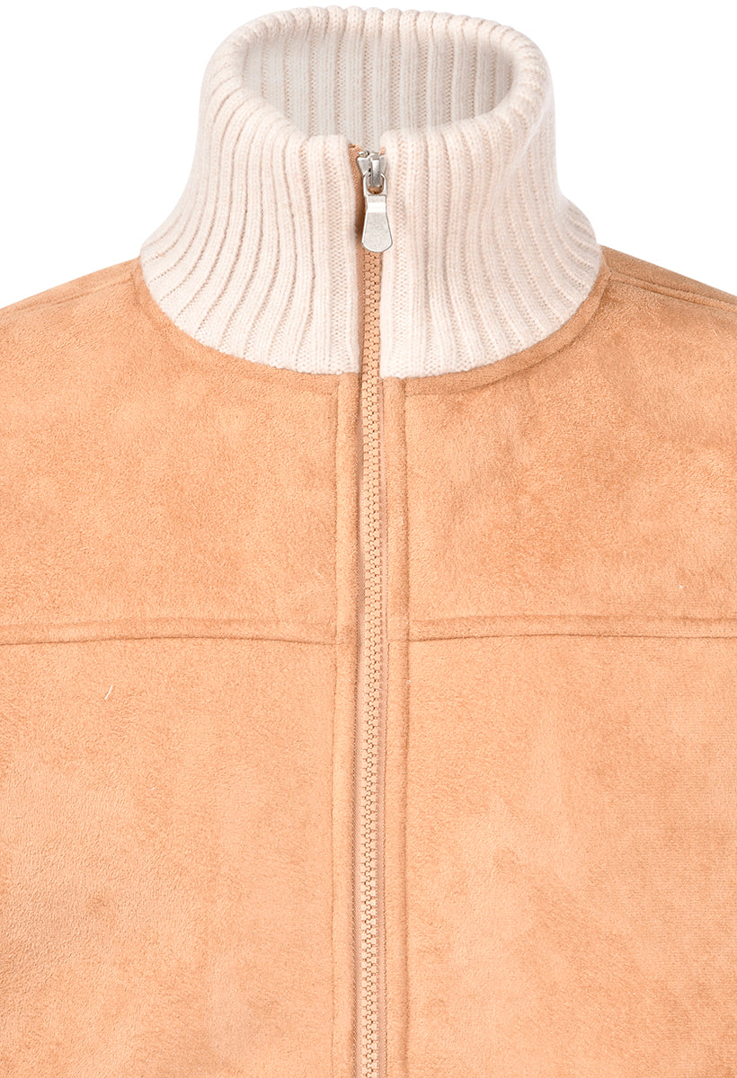 GRAN SASSO Giubbino Uomo Ecomontone Lana-Cammello Beige