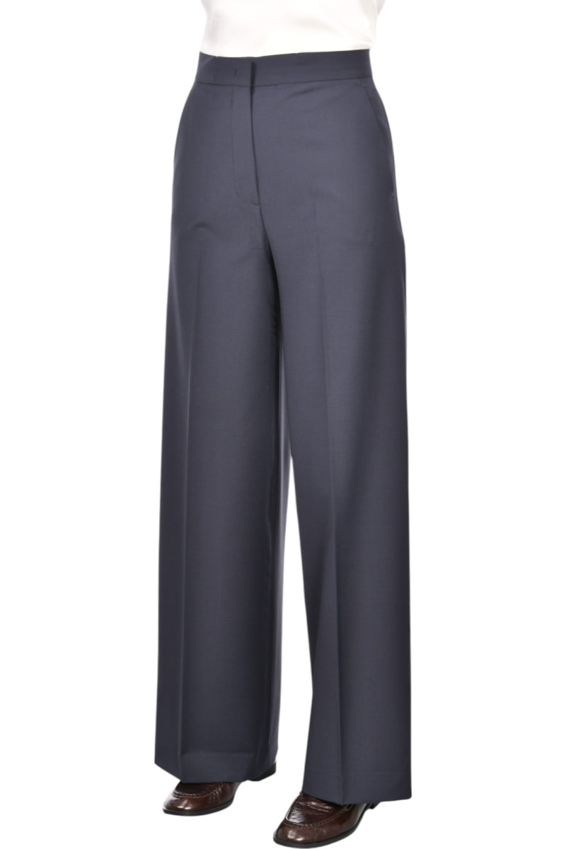 GRAN SASSO Pantalone Donna Palazzo-Blu Navy