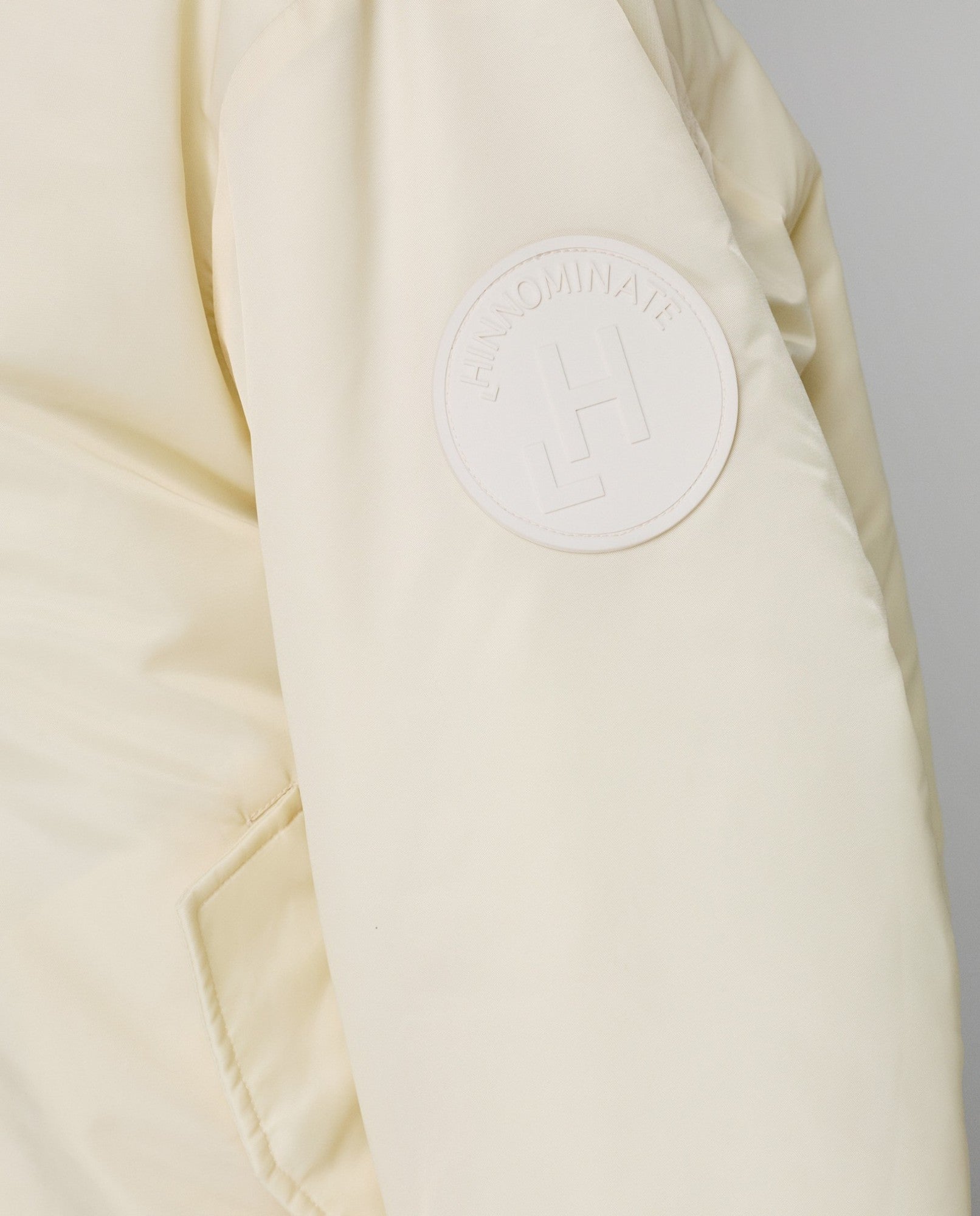 HINNOMINATE Bomber Donna Oversize-Bianco Burro