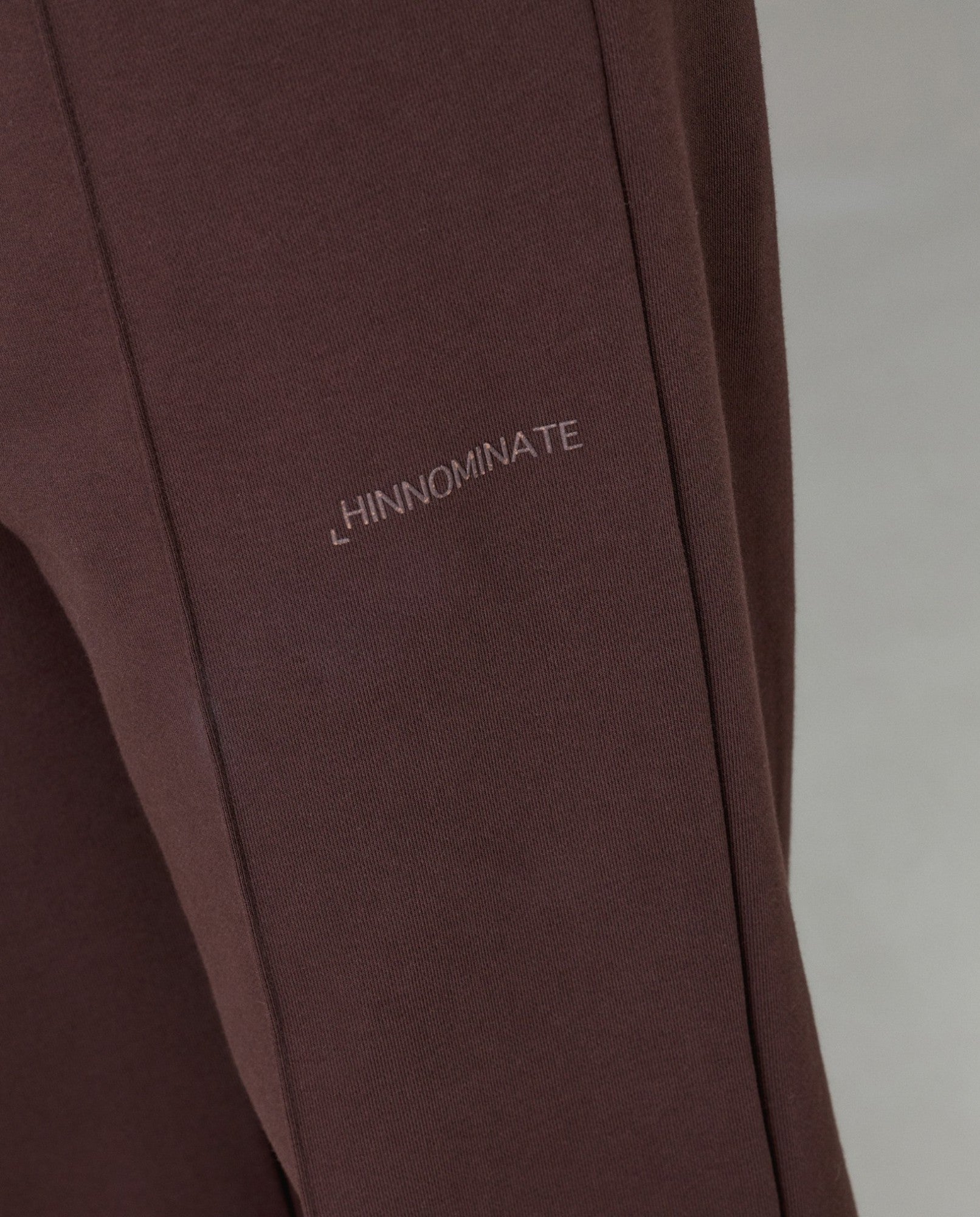 HINNOMINATE Pantalone Donna Dritto Risvolto-Moro