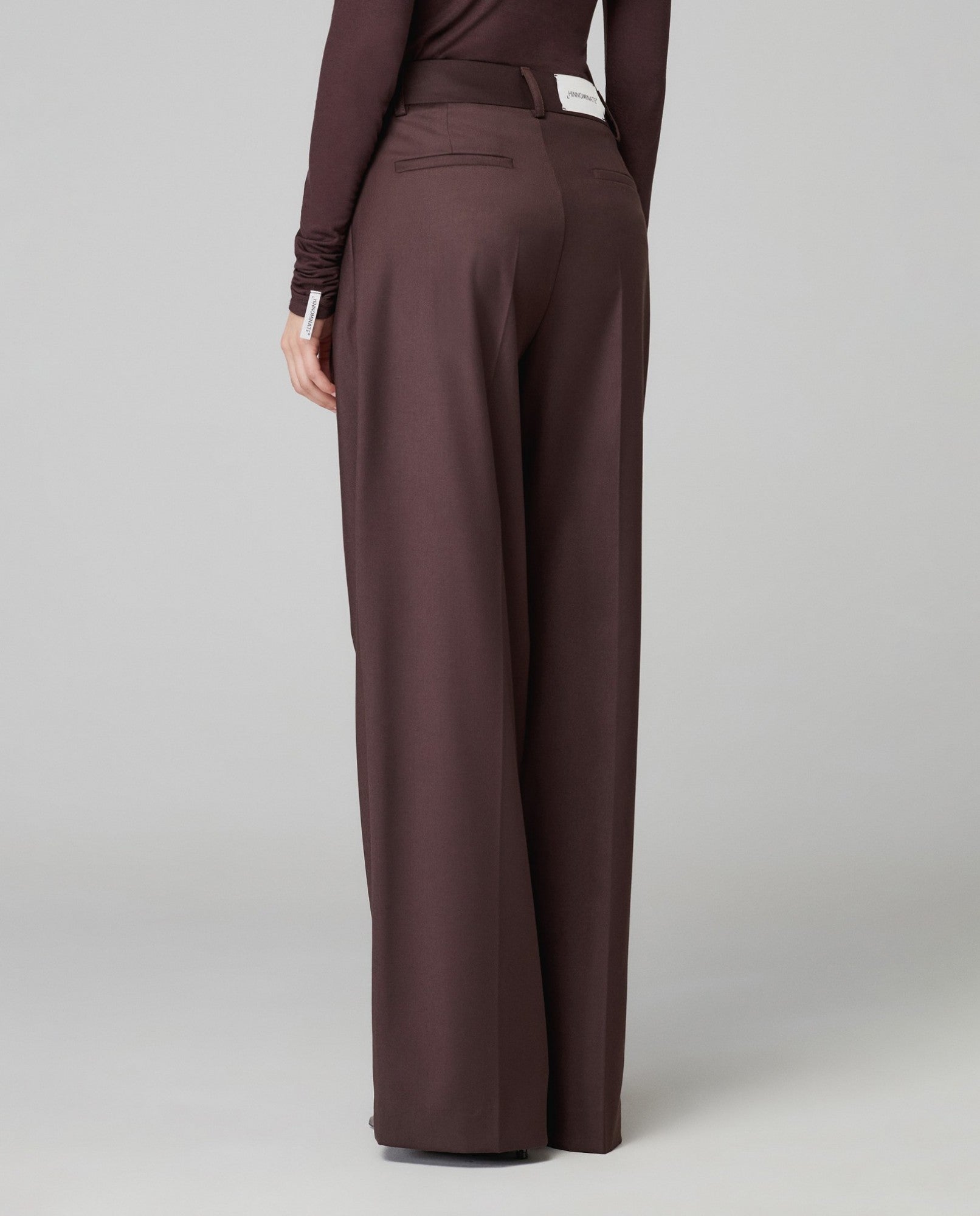HINNOMINATE Pantalone Donna Over Twill-Moro