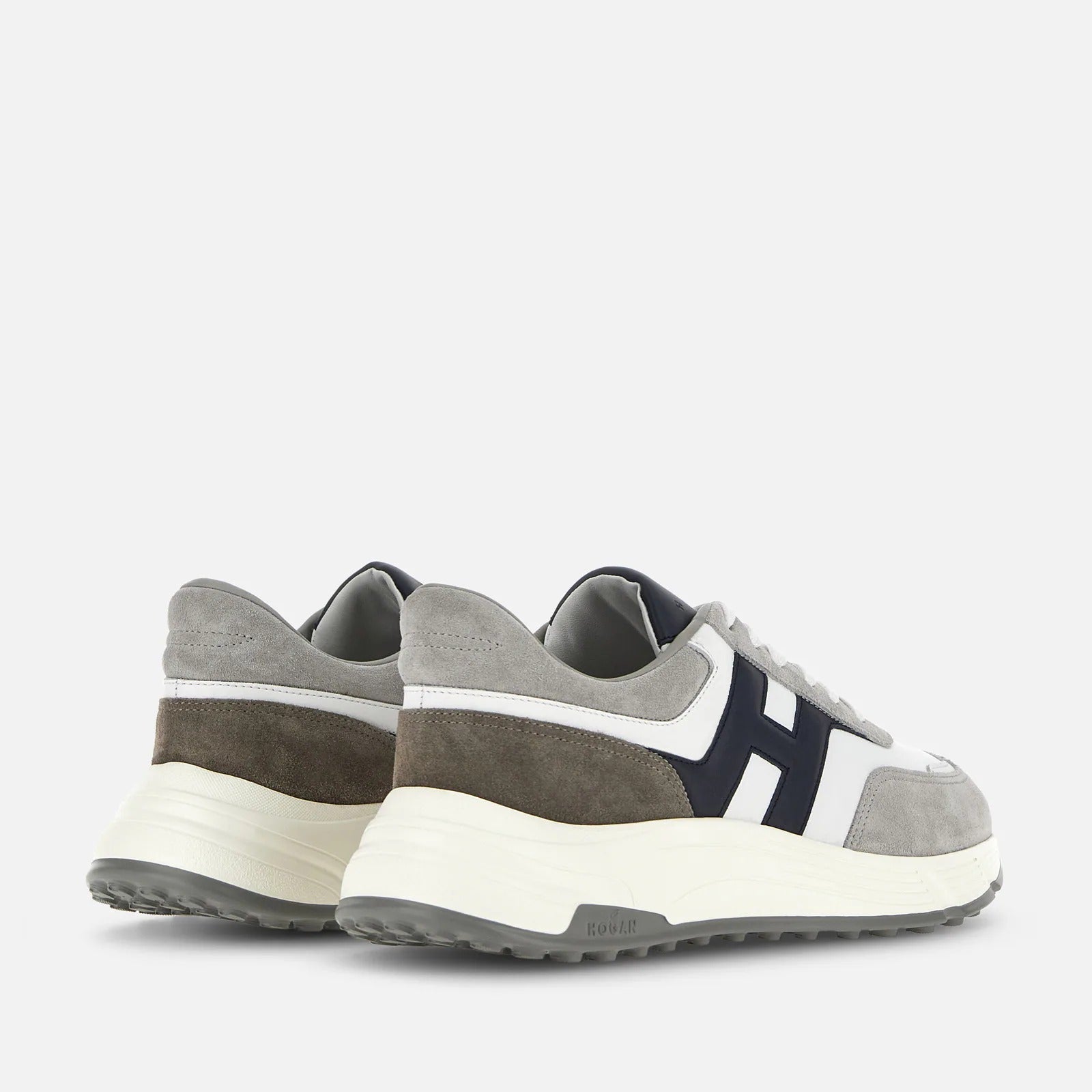 HOGAN Sneaker Uomo HYPERLIGHT-Grigio Blu Bianco
