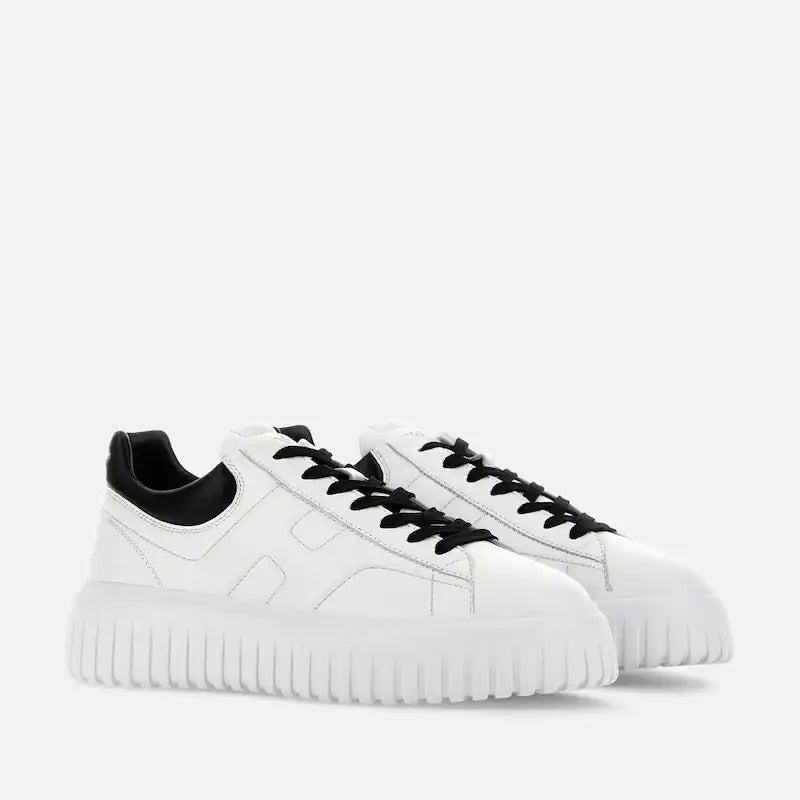 HOGAN Sneaker Uomo H-Stripes-Bianco Nero