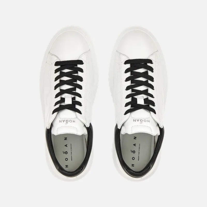 HOGAN Sneaker Uomo H-Stripes-Bianco Nero