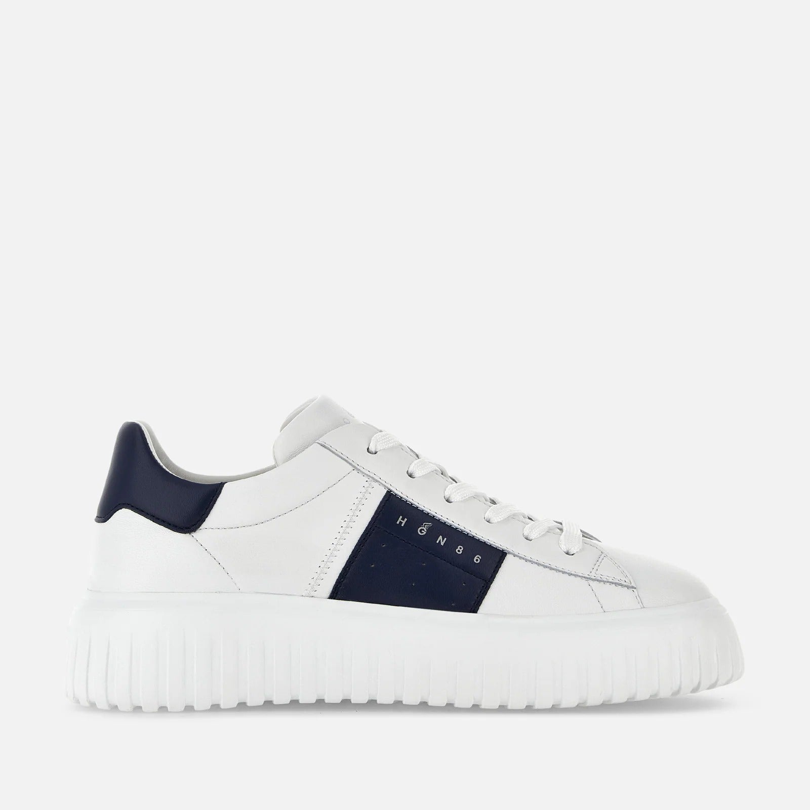 HOGAN Sneaker Uomo H-Stripes-Bianco Blu