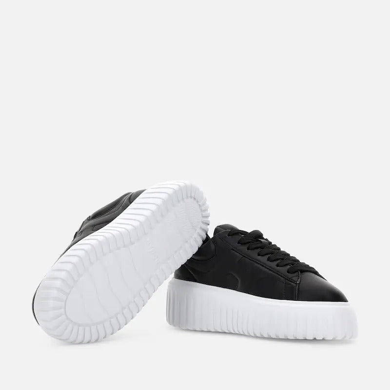 HOGAN Sneaker Donna H-Stripes-Nero