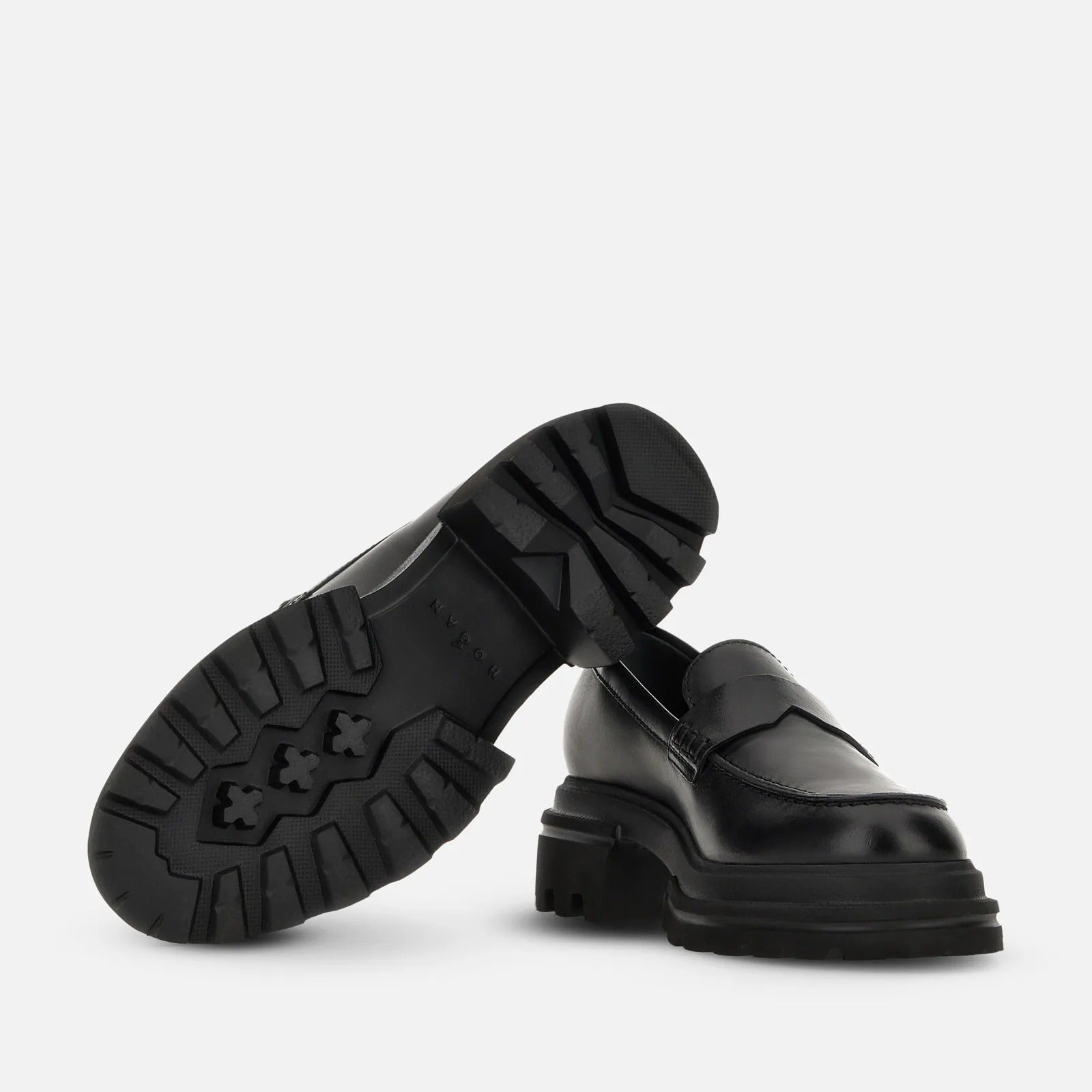 HOGAN MOCASSINO Donna 10-Storey-Nero