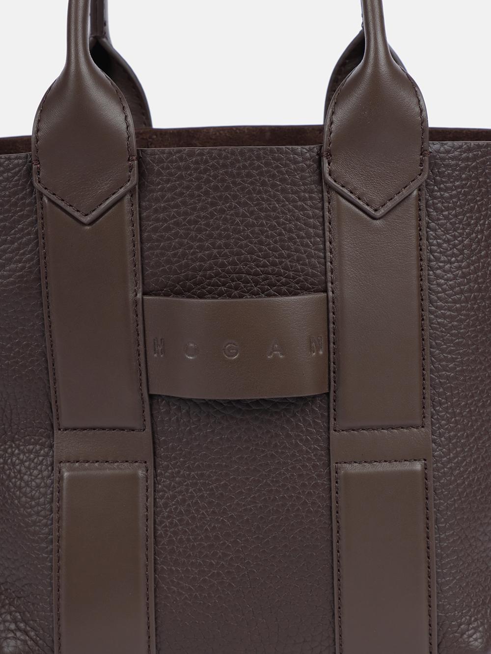 HOGAN Borsa Donna Shopping Script Piccola-Marrone