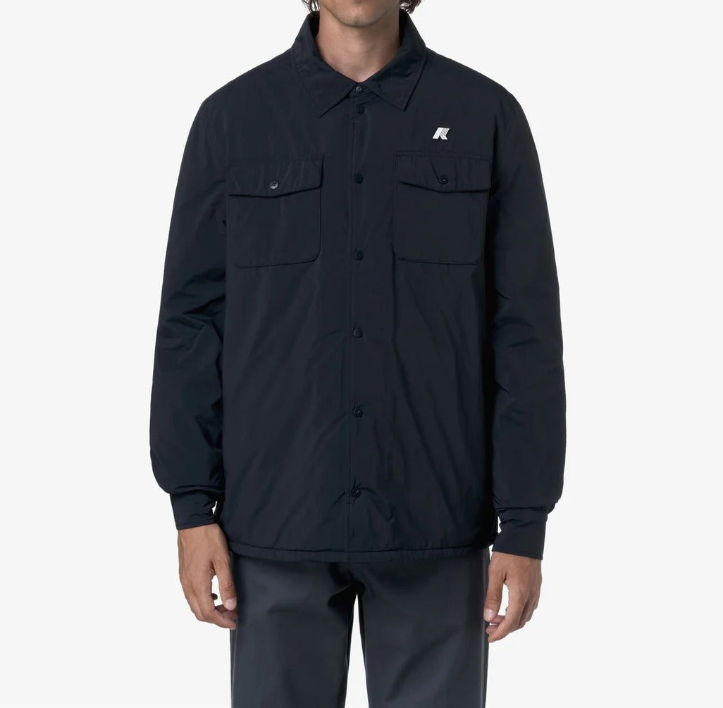 K-WAY Giubbino Uomo Umbert Plain Warm-Blue Depth