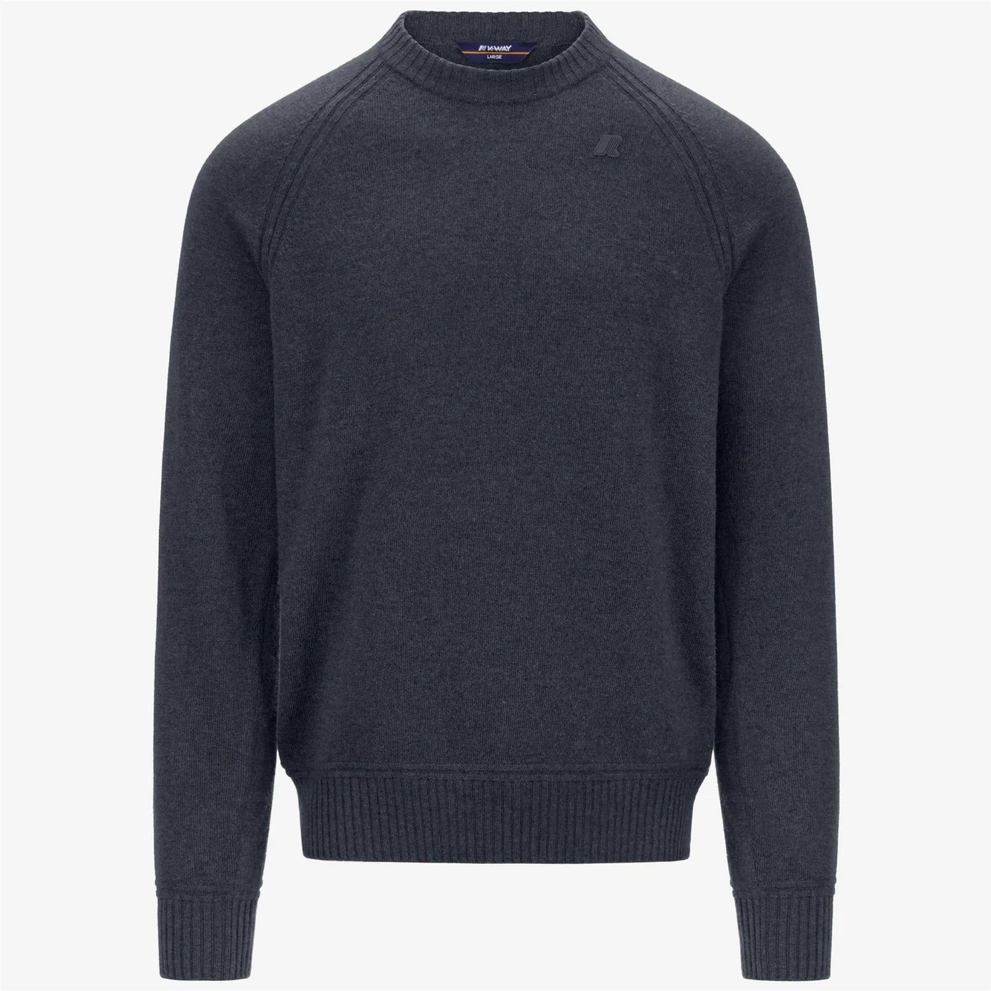 K-WAY Maglione Uomo SEBAS WOOL CASHMERE-Carbon Melange