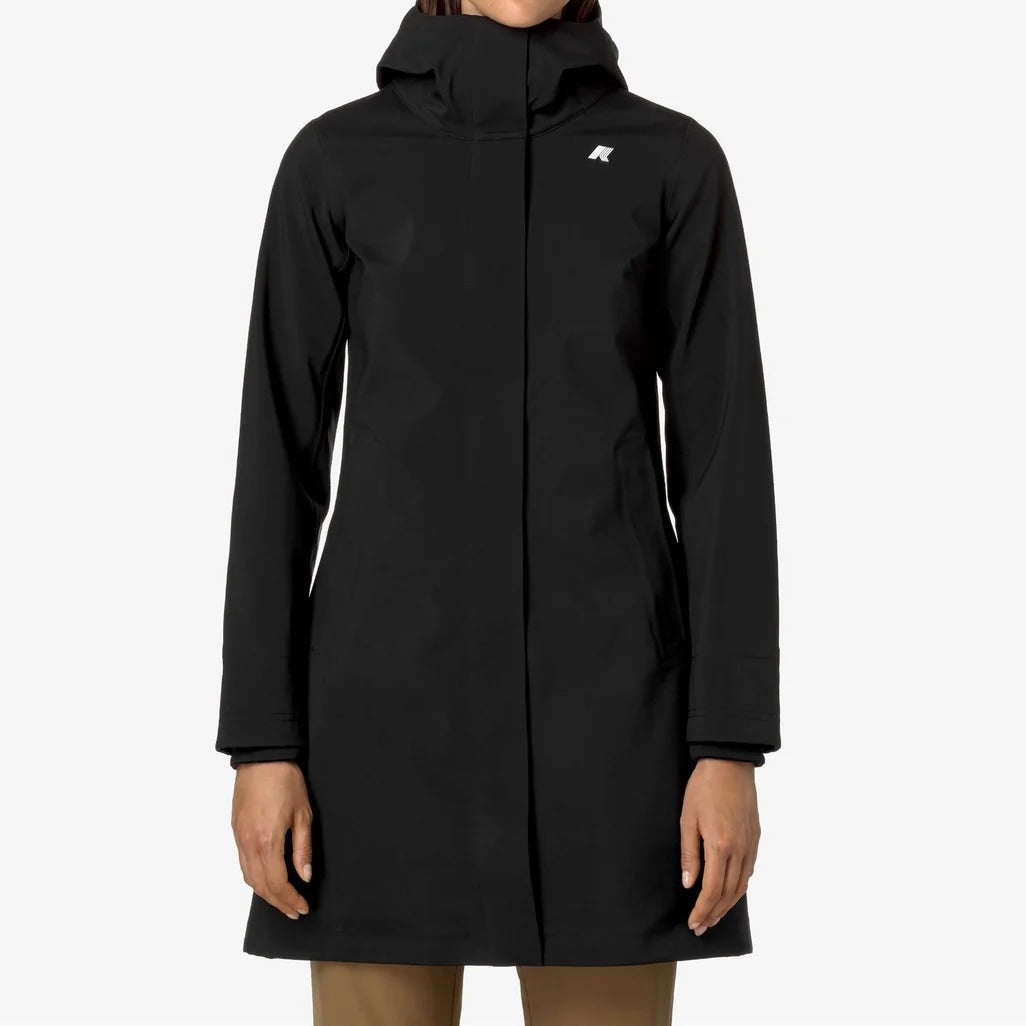K-WAY Giubbino Donna Stephy Bonded-Black Pure