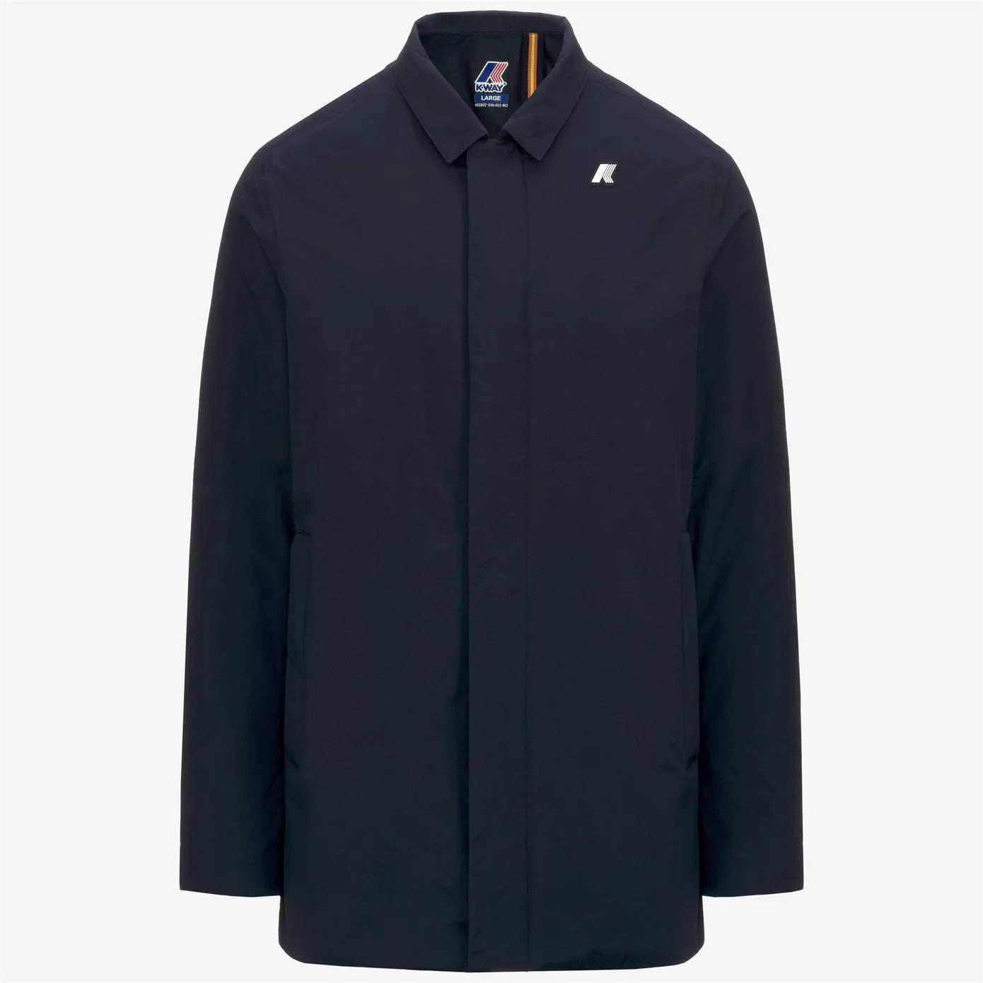 K-WAY Giacca Uomo BENNY WARM OTTOMAN-Blue Depth