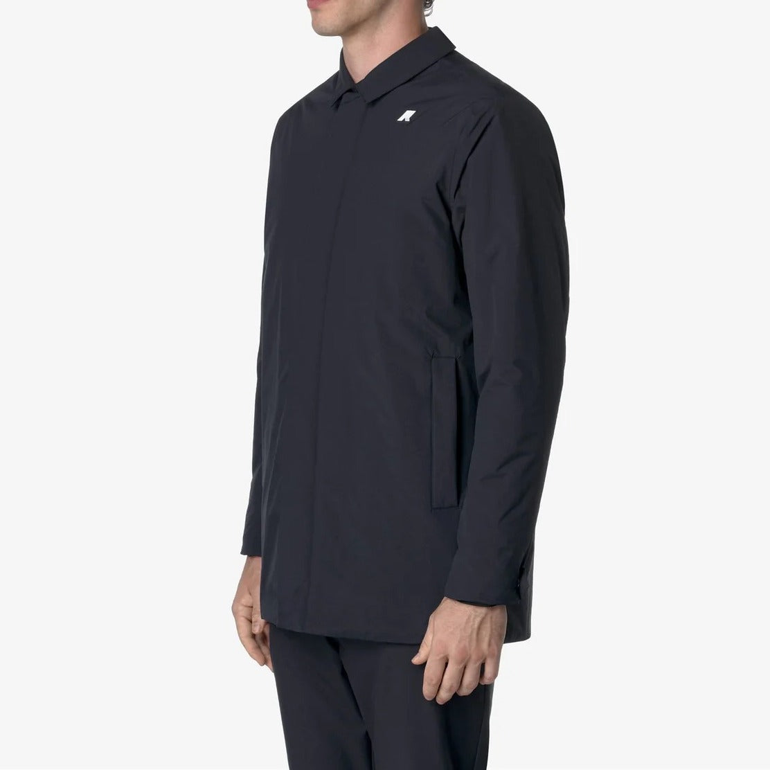 K-WAY Giacca Uomo BENNY WARM OTTOMAN-Blue Depth