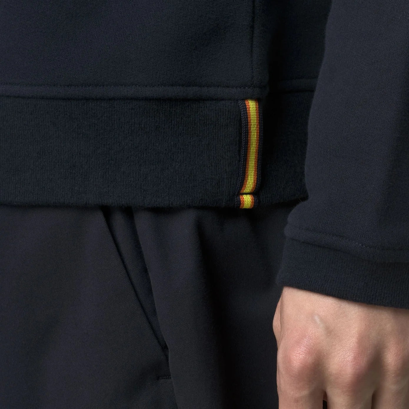 K-WAY FELPA Uomo LORLEAU COTTON CASHMERE-Blue Depth