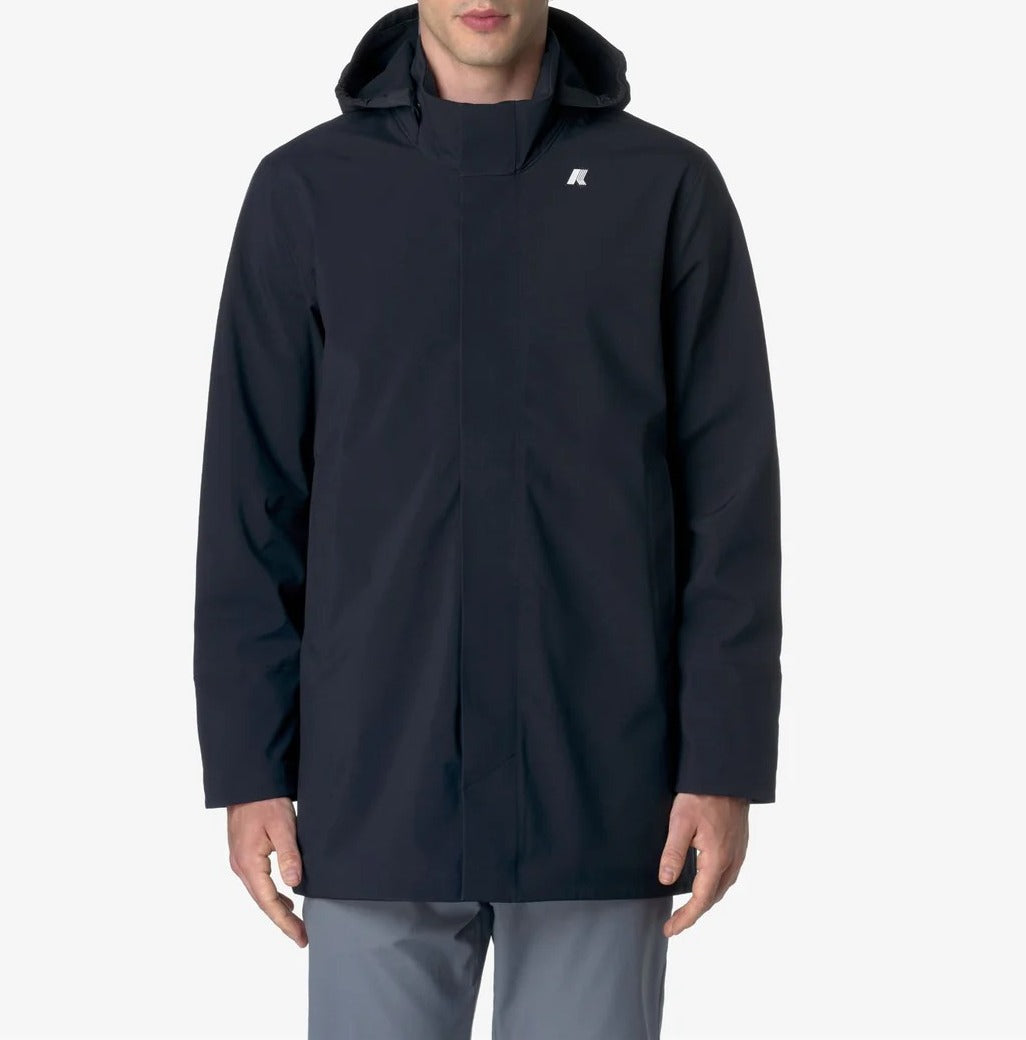 K-WAY Giubbino Uomo Duke Bonded-Blue Depth